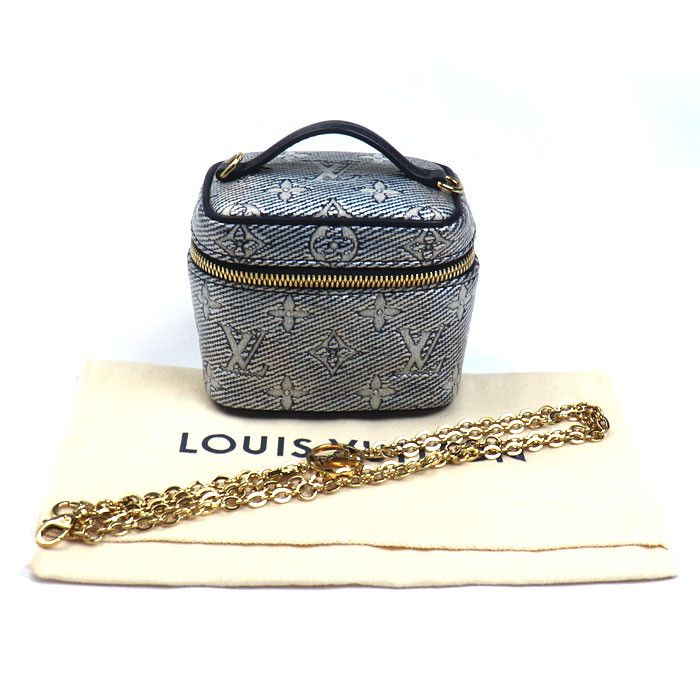 Louis Vuitton Louis Vuitton Louis Vuitton Monogram Laminated Jacquard Shoulder Bag Canvas Vanity Bag M82467 DUTY FREE for USA Size ONE SIZE - 8 Thumbnail