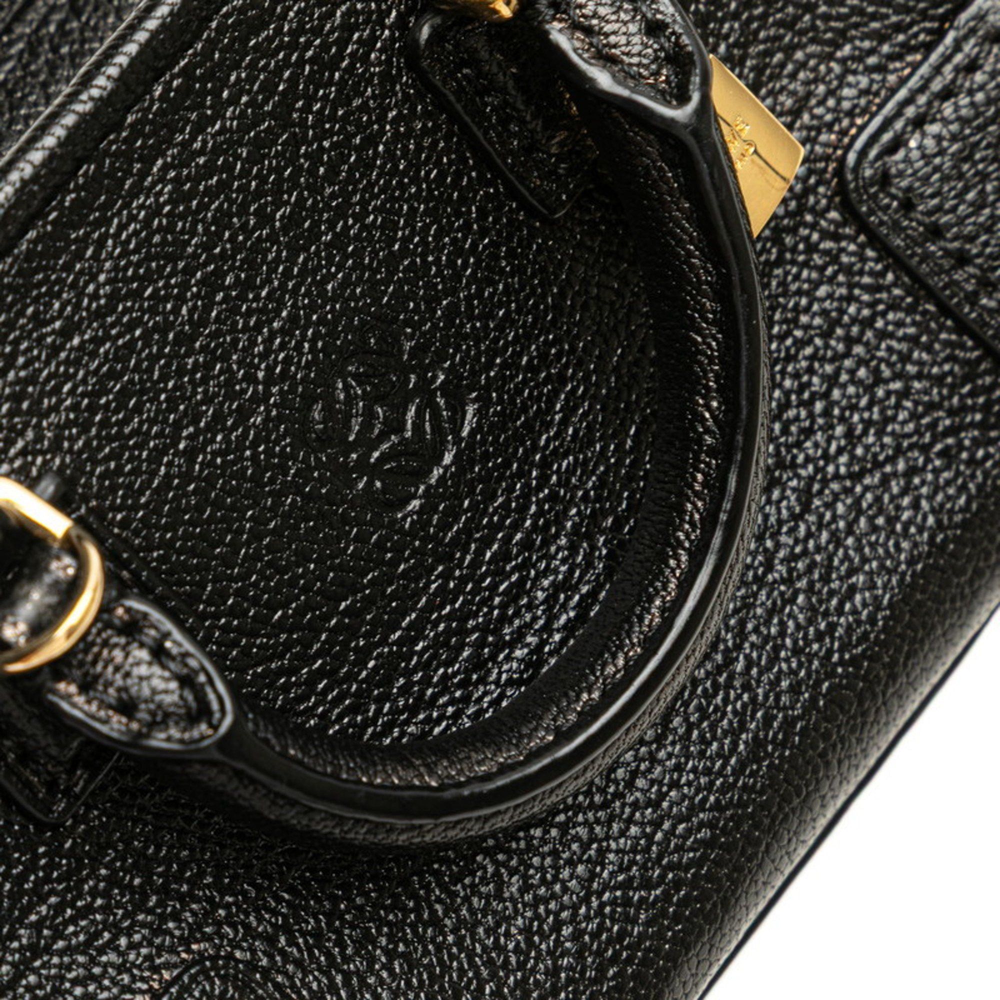 Loewe LOEWE Anagram Amazona Micro Mini Handbag/Shoulder Bag, 2-Way, Black Leather, Women's Size ONE SIZE - 6 Thumbnail