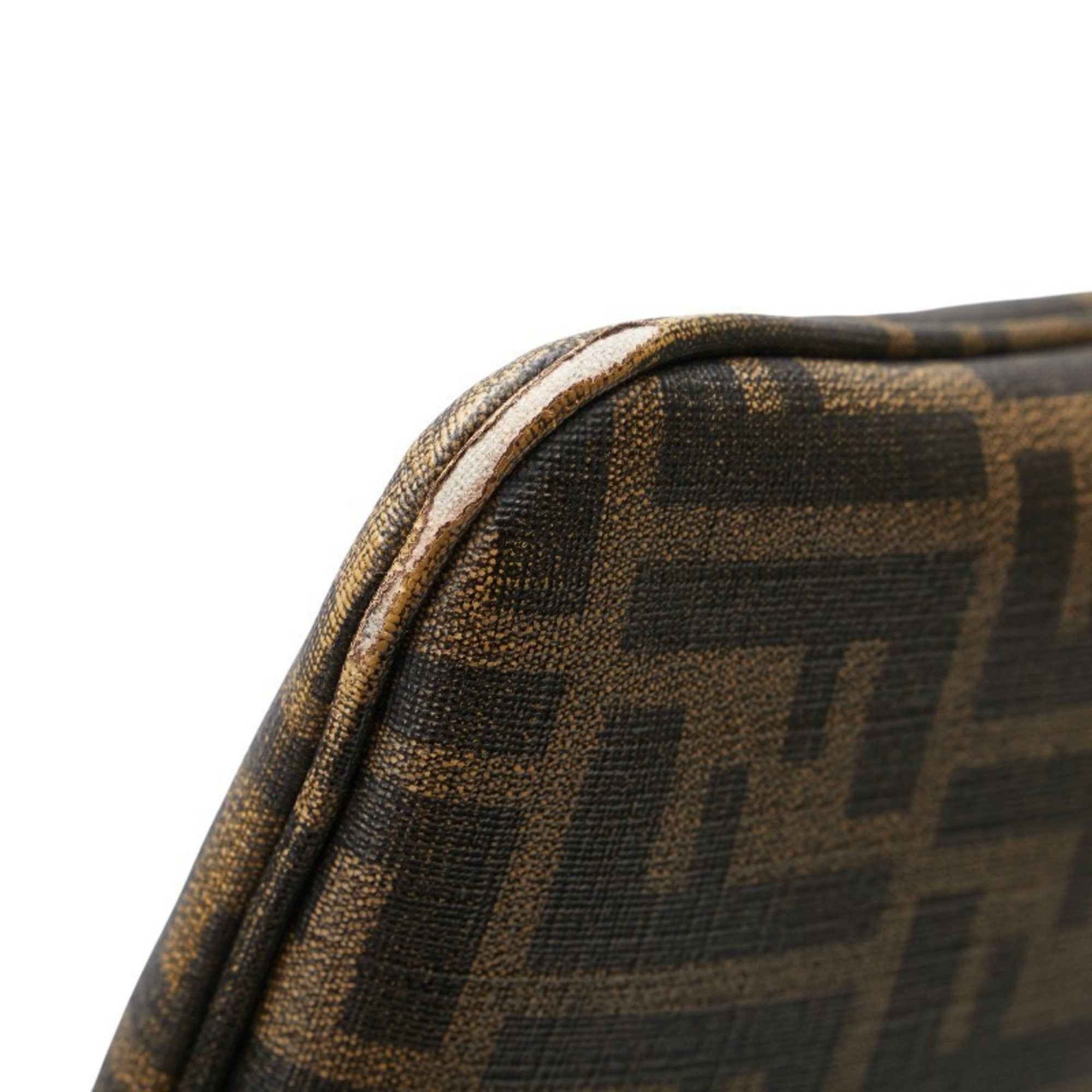 Fendi Fendi Zucca Crossbody Shoulder Bag 7VA247 Khaki Brown Leather Women's FENDI Size ONE SIZE - 6 Thumbnail