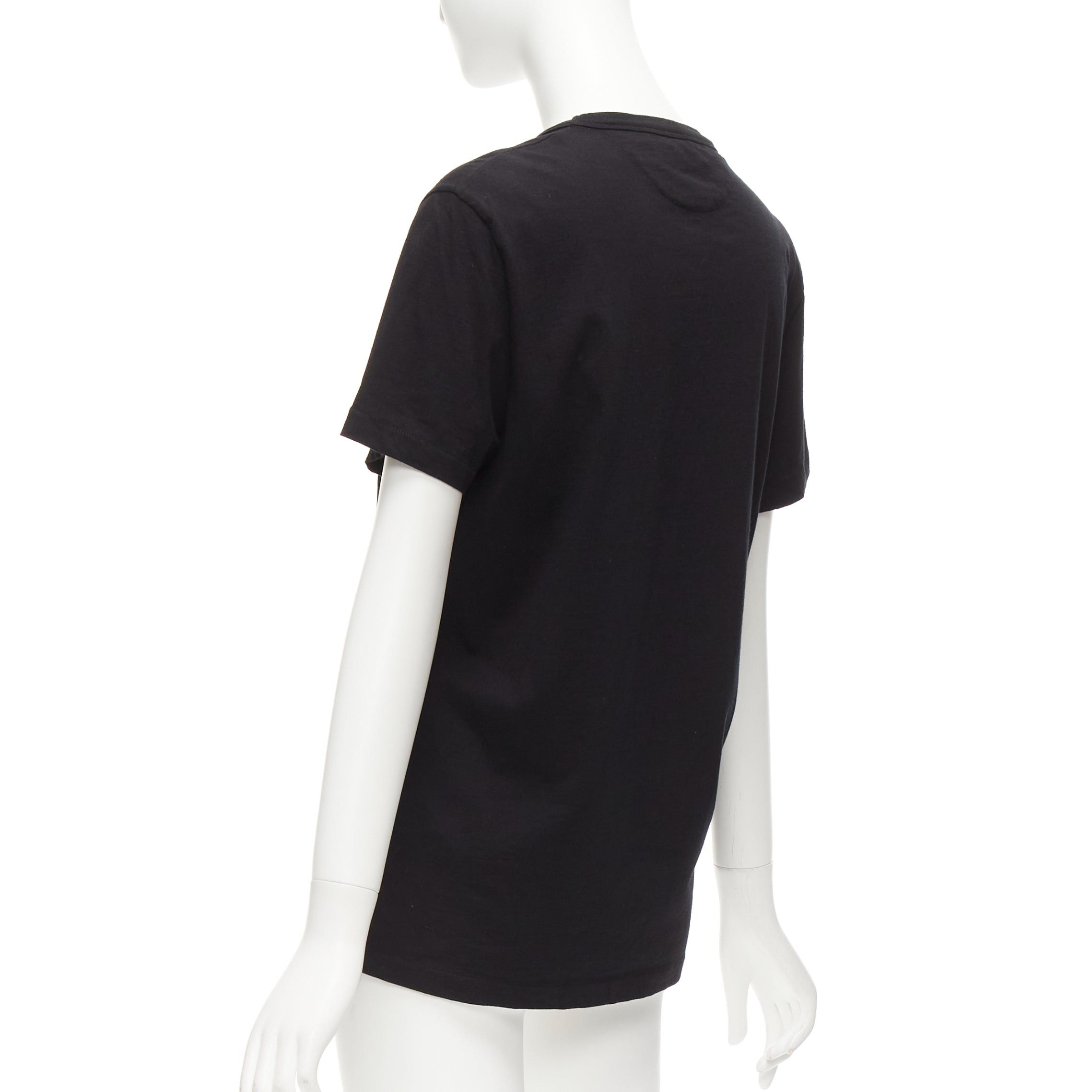Tom Ford TOM FORD black TF logo embroidered pocketed round neck tshirt IT46 XL Size L / US 10 / IT 46 - 6 Thumbnail