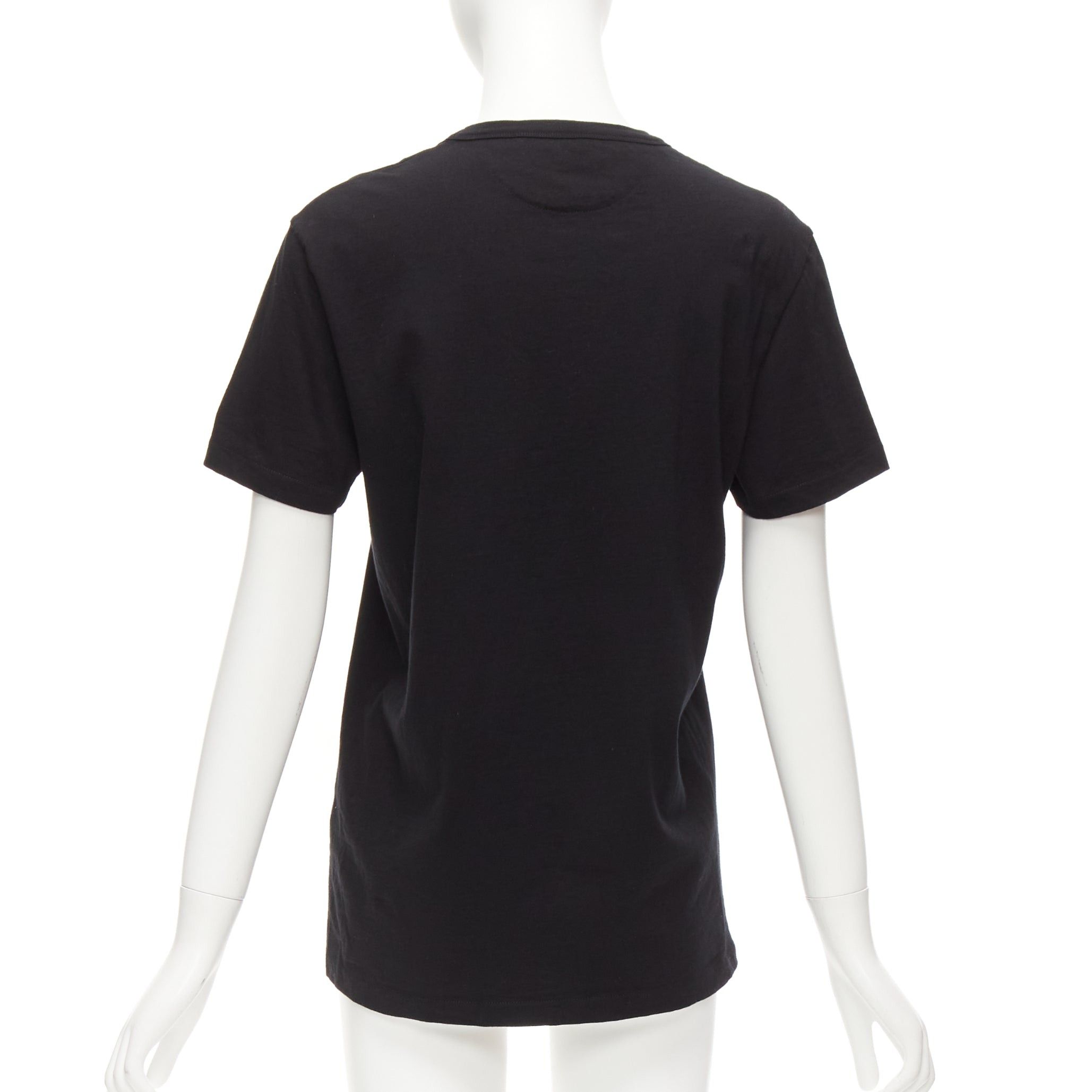 Tom Ford TOM FORD black TF logo embroidered pocketed round neck tshirt IT46 XL Size L / US 10 / IT 46 - 5 Thumbnail