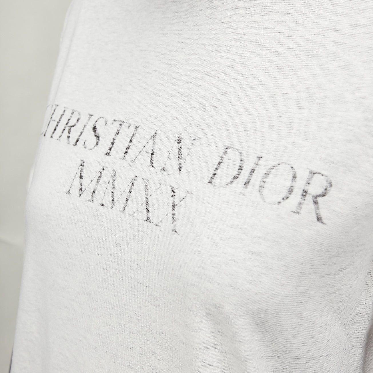 Dior DIOR 2020 MMXX Together Apart print ecru washed cotton linen sleeve tshirt XS Size S / US 4 / IT 40 - 7 Thumbnail
