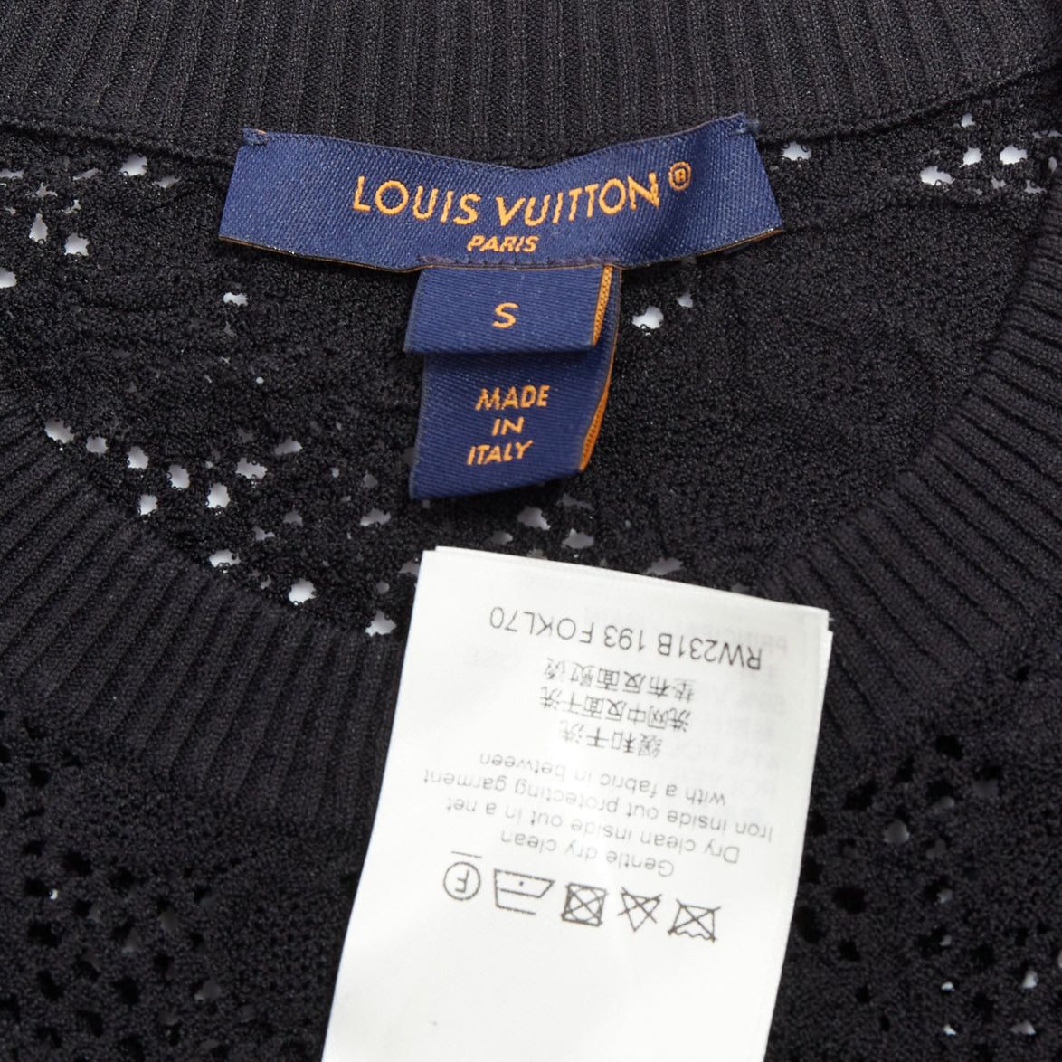 Louis Vuitton LOUIS VUITTON 2024 black multiclor jewel floral lace pullover S Size M / US 6-8 / IT 42-44 - 9 Thumbnail
