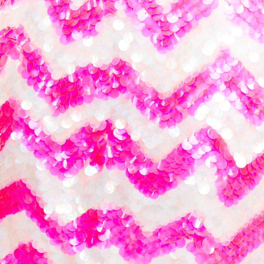 ASHISH ASHISH white neon hot pink chevron paillettes sequin mini skirt XS Size 26" / US 2 / IT 38 - 7 Thumbnail