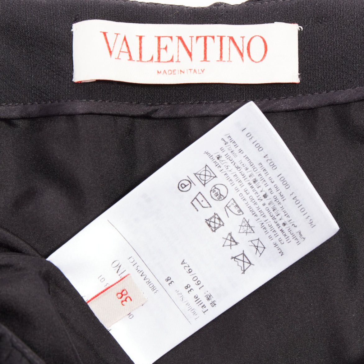 Valentino VALENTINO 2023 black crepe couture silk puff ball bubble skirt IT38 XS Size 26" / US 2 / IT 38 - 8 Thumbnail