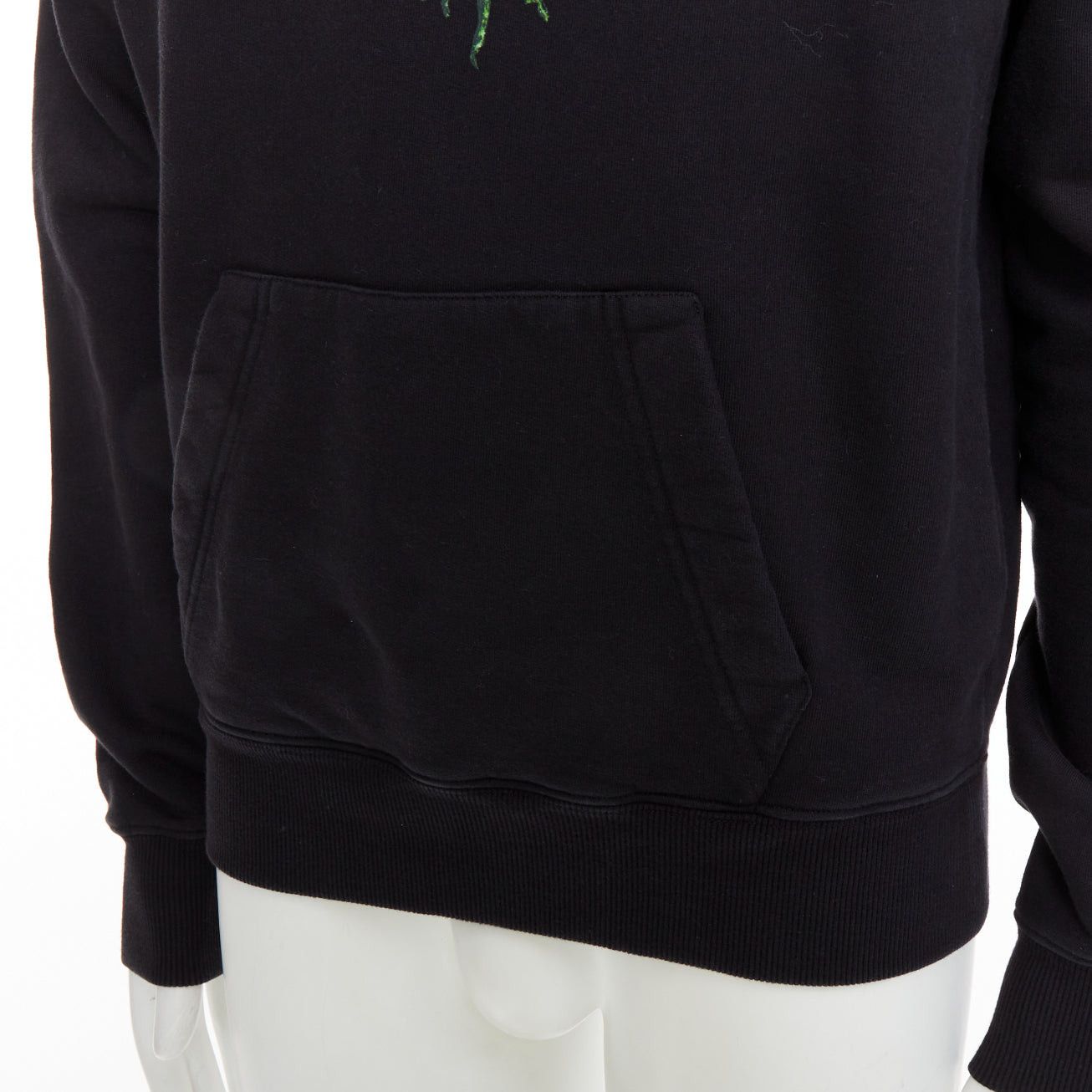 Dior DIOR HOMME Cactus Jack black green cotton graphic logo print hoodie XXS Size US XXS / EU 40 - 7 Thumbnail