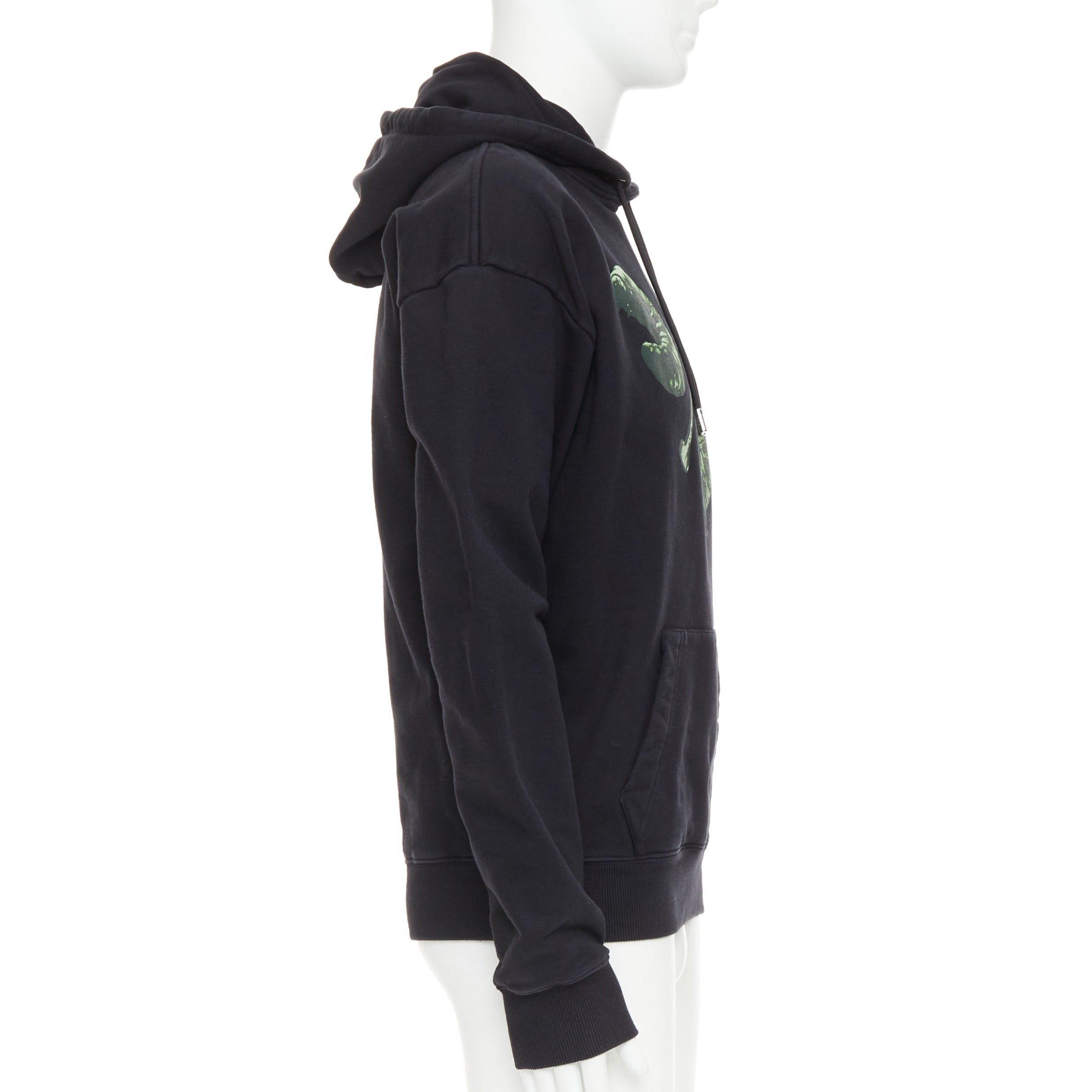 Dior DIOR HOMME Cactus Jack black green cotton graphic logo print hoodie XXS Size US XXS / EU 40 - 4 Thumbnail