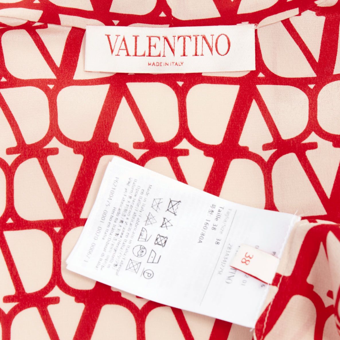 Valentino VALENTINO Iconographe Toile crepe de chine silk print tie blouse IT38 XS Size XS / US 0-2 / IT 36-38 - 8 Thumbnail