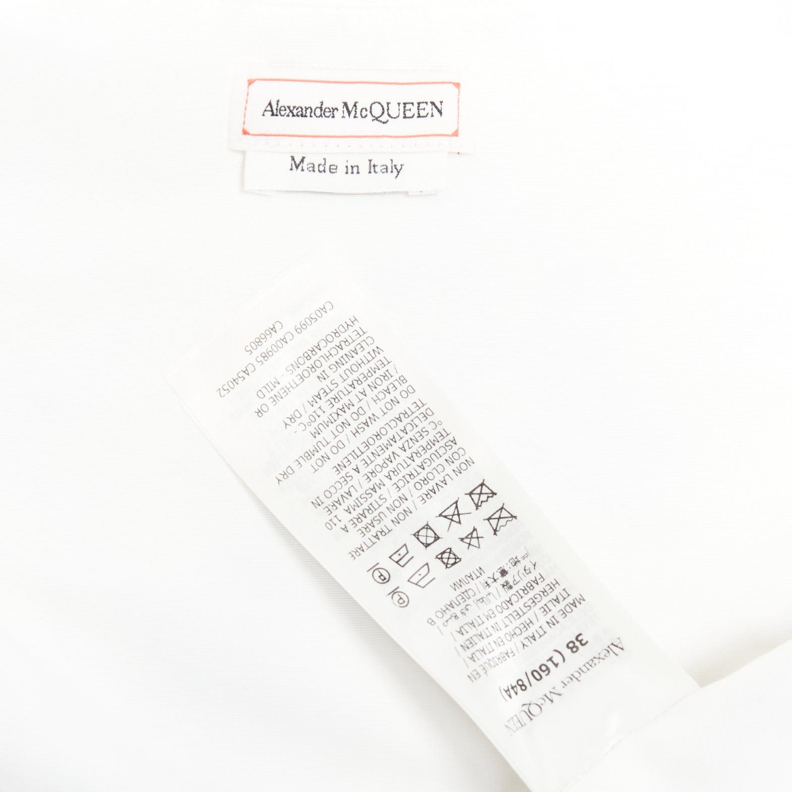 Alexander McQueen ALEXANDER MCQUEEN 2023 Chiaroscuro ink floral print zip front dress IT38 XS Size XS / US 0-2 / IT 36-38 - 8 Thumbnail