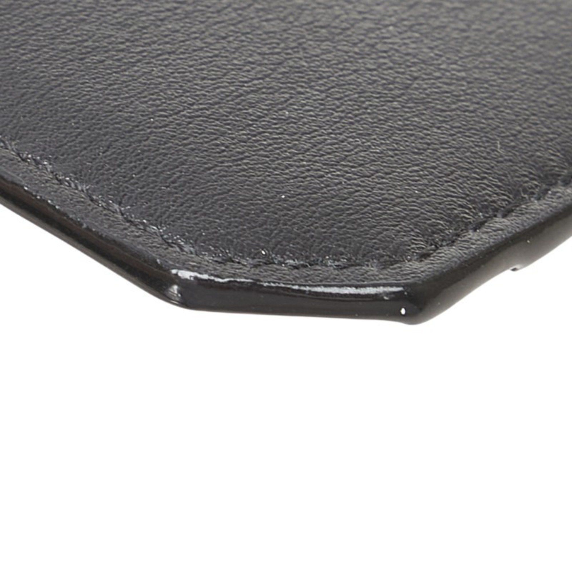Jimmy Choo Jimmy Choo JC Logo Wallet/Coin Case Fragment Black Leather Women's JIMMY CHOO Size ONE SIZE - 7 Thumbnail