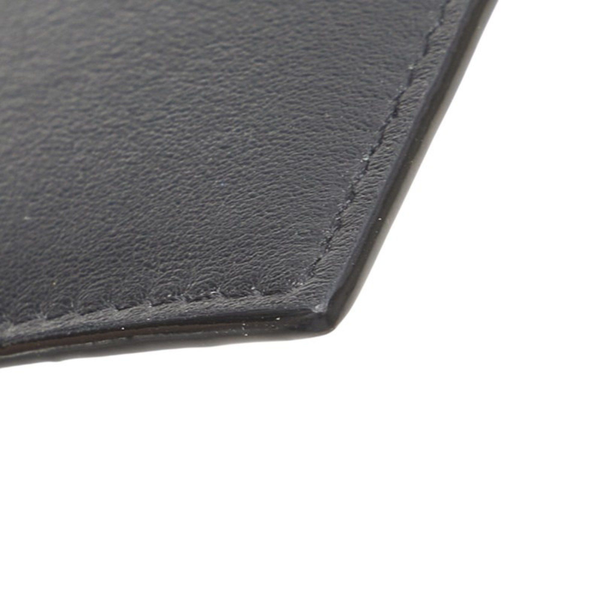 Jimmy Choo Jimmy Choo JC Logo Wallet/Coin Case Fragment Black Leather Women's JIMMY CHOO Size ONE SIZE - 6 Thumbnail