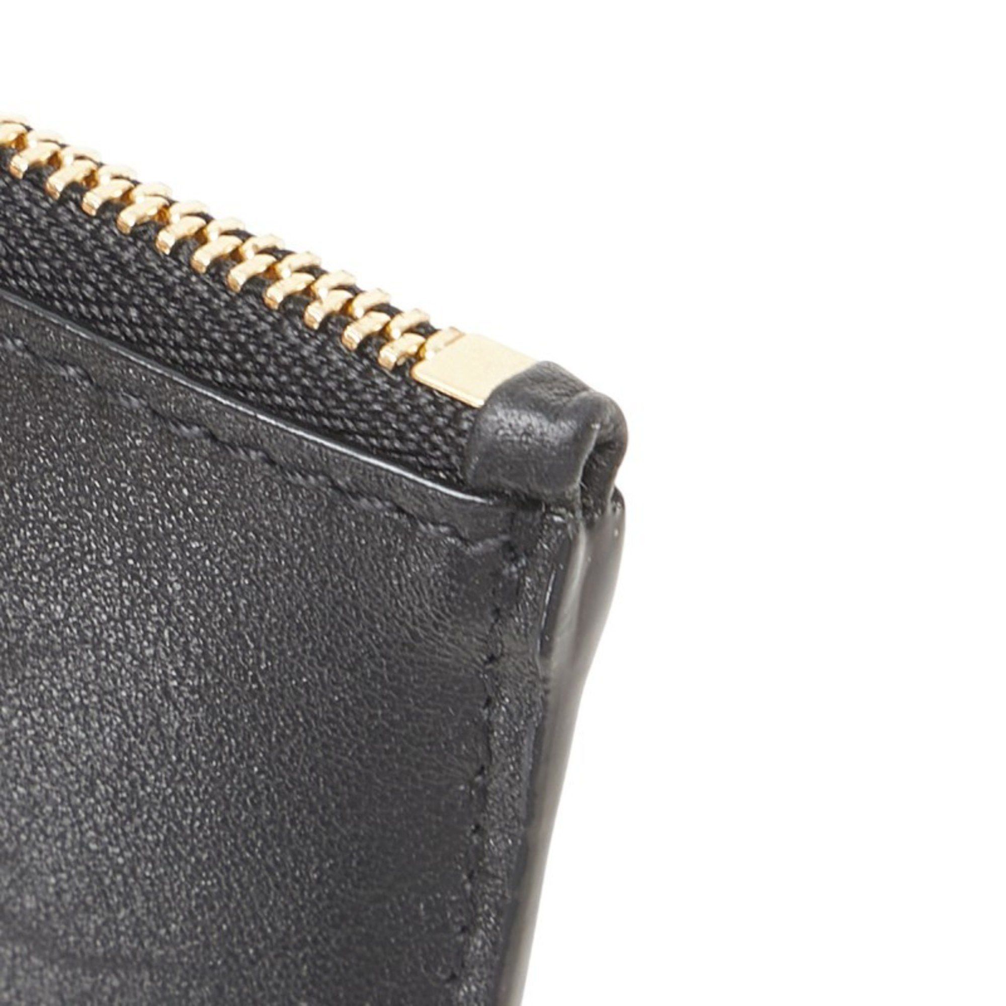 Jimmy Choo Jimmy Choo JC Logo Wallet/Coin Case Fragment Black Leather Women's JIMMY CHOO Size ONE SIZE - 8 Thumbnail