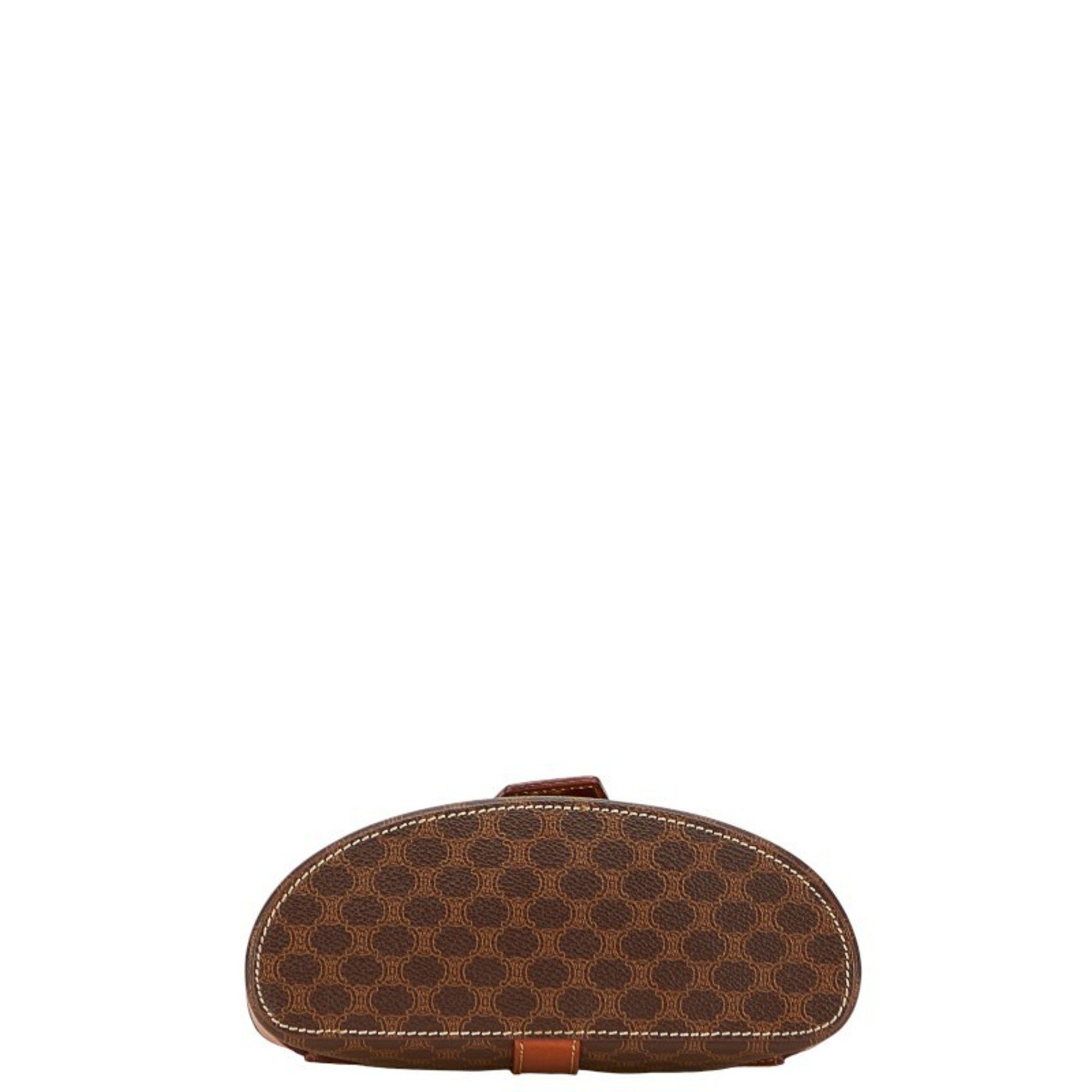 Celine Celine Macadam Vanity Bag, Shoulder 2-Way, Brown Leather, Women's, CELINE Size ONE SIZE - 3 Thumbnail