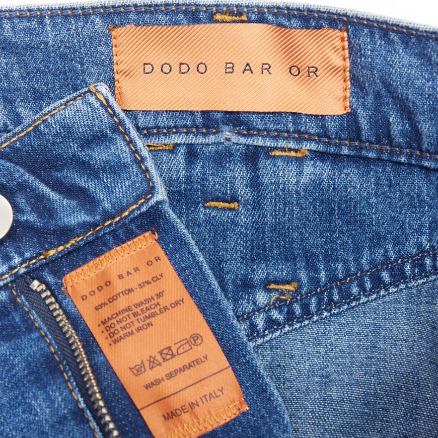 Dodo Bar Or DODO BAR OR Lennon Mini Skirt blue pleated front brown tag short skirt IT34 S Size 27" / US 4 / IT 40 - 8 Thumbnail