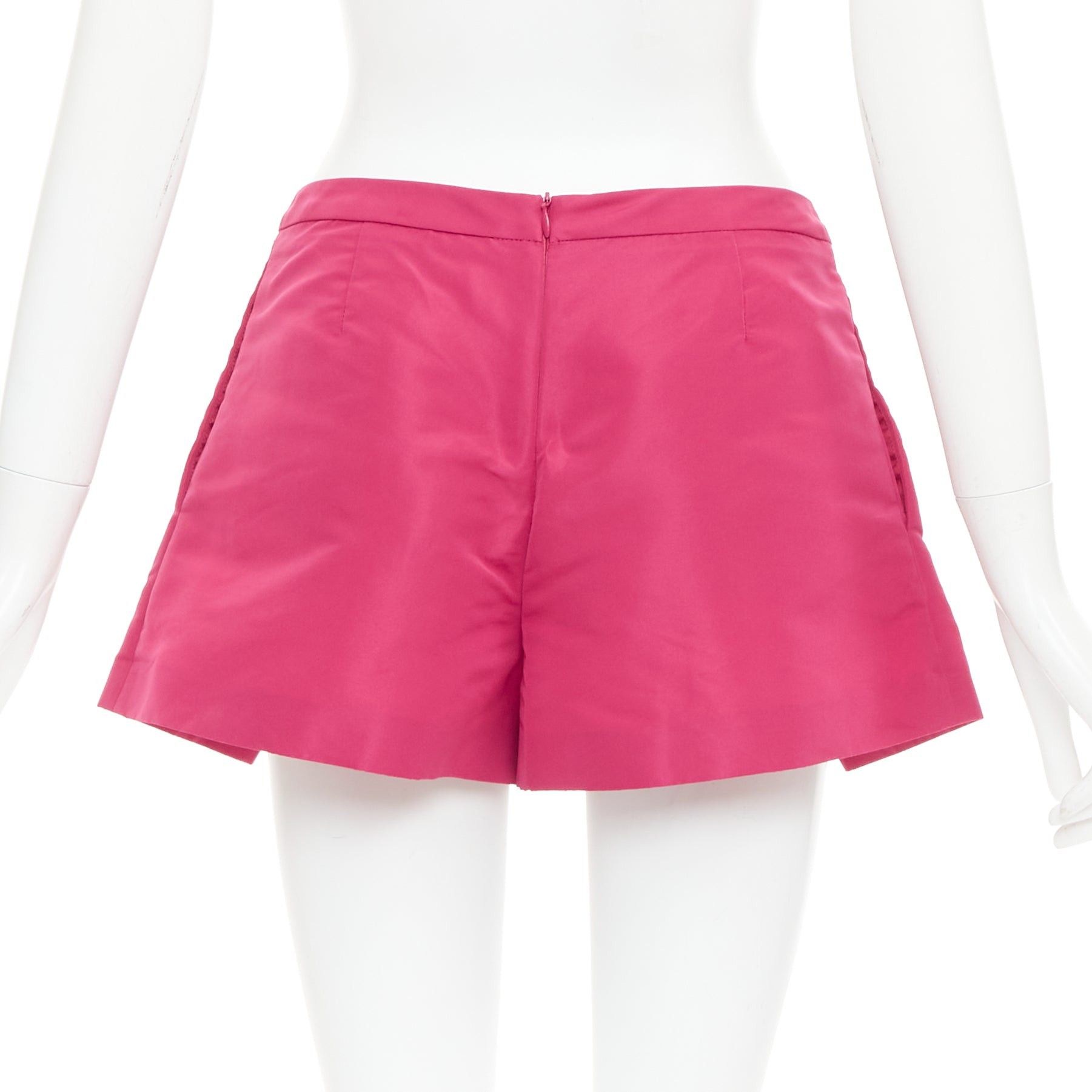 RED Valentino RED VALENTINO rose pink high waisted pleated mini skort skirt IT38 XS Size 26" / US 2 / IT 38 - 5 Thumbnail