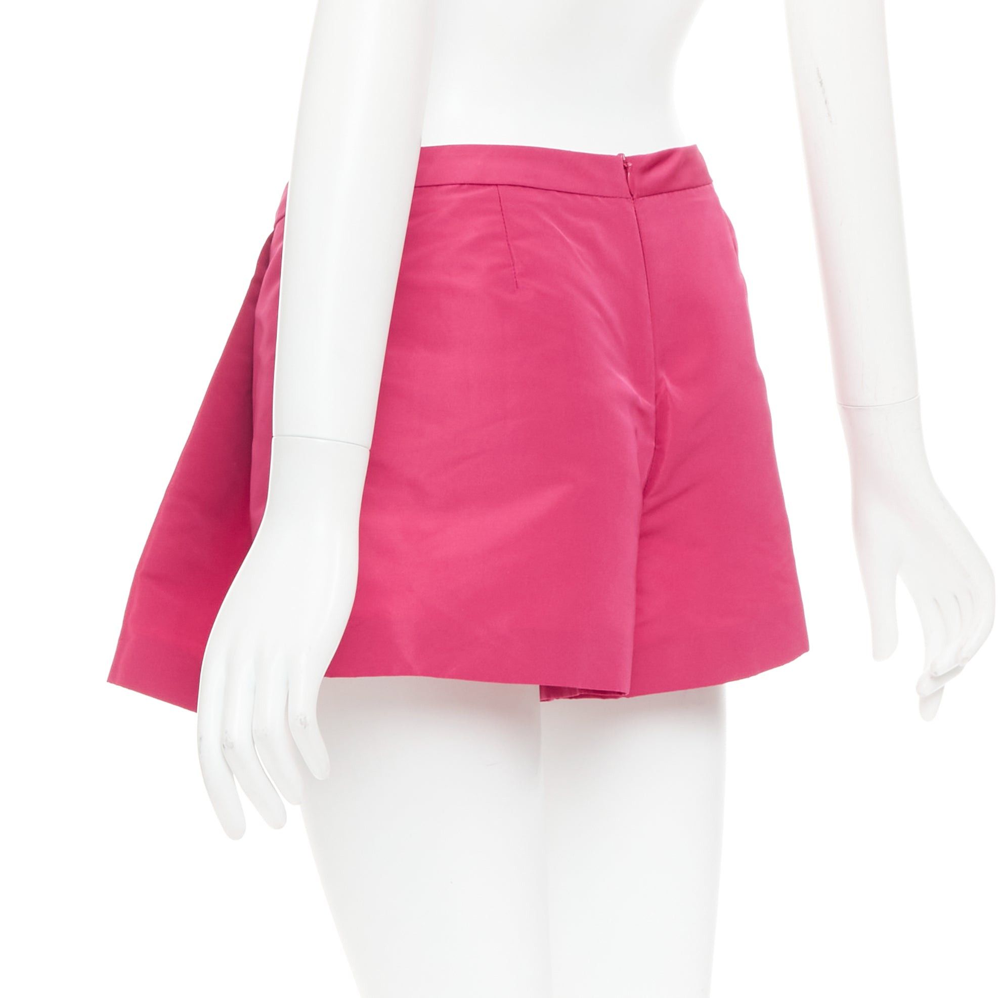 RED Valentino RED VALENTINO rose pink high waisted pleated mini skort skirt IT38 XS Size 26" / US 2 / IT 38 - 6 Thumbnail