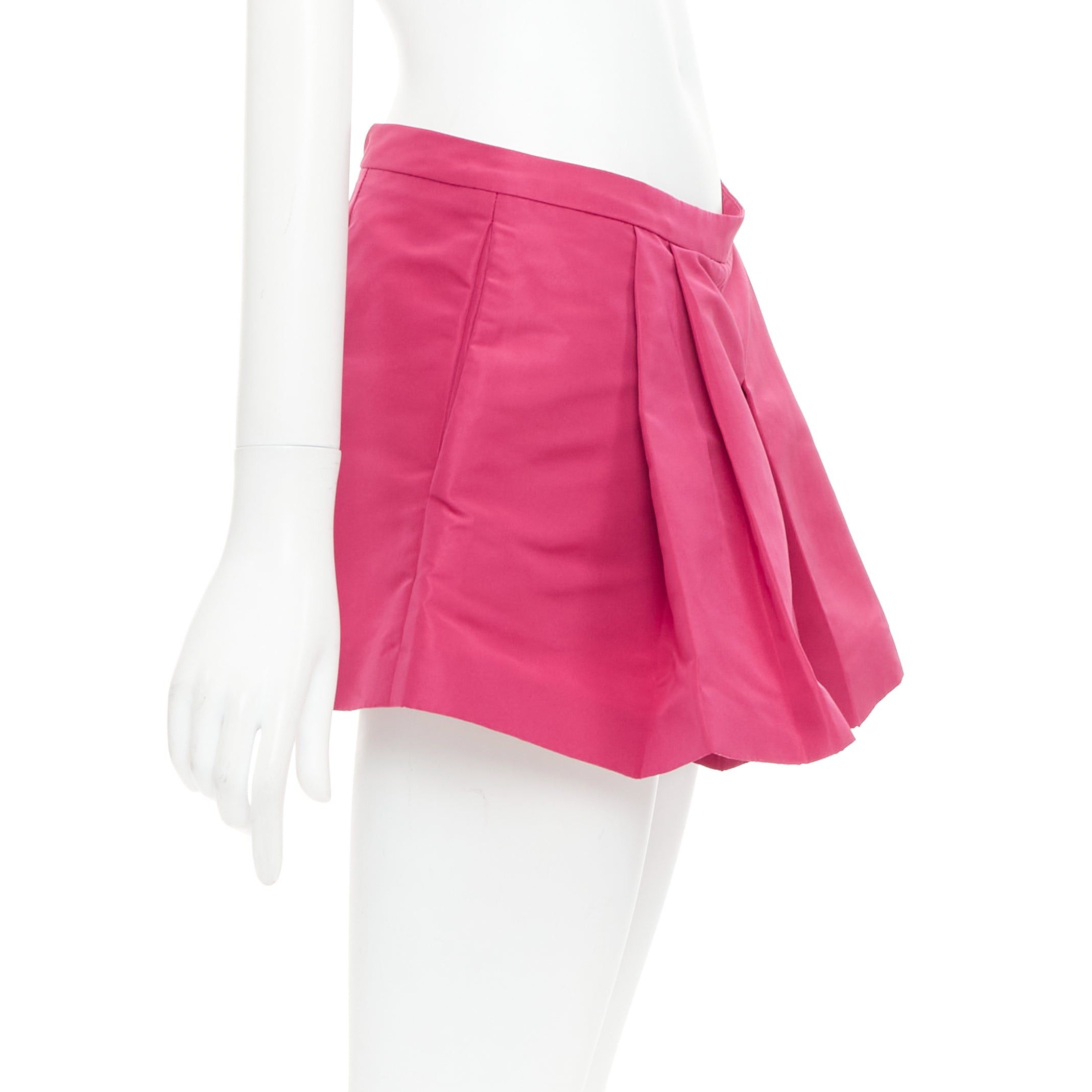 RED Valentino RED VALENTINO rose pink high waisted pleated mini skort skirt IT38 XS Size 26" / US 2 / IT 38 - 4 Thumbnail