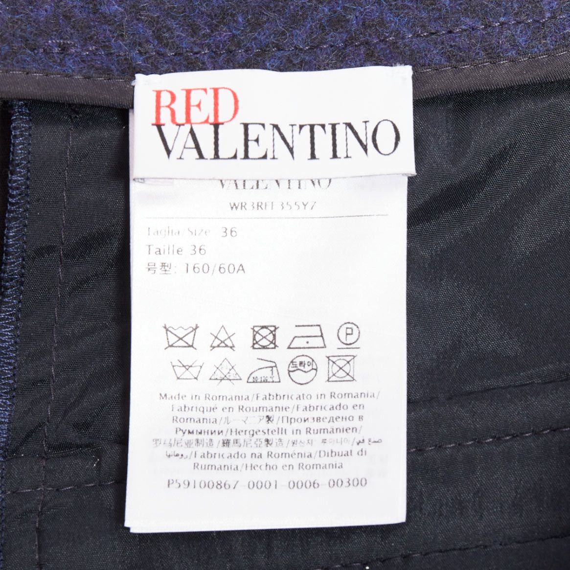 RED Valentino RED VALENTINO navy virgin wool nautical gold button high waist shorts IT36 XXS Size 25" / US 0 / IT 36 - 8 Thumbnail