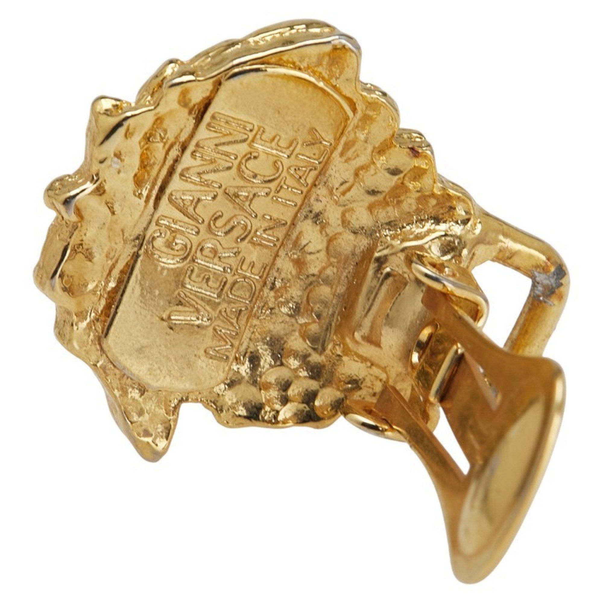 Versace Versace Medusa Earrings, Gold Plated, Women's, VERSACE Size ONE SIZE - 4 Thumbnail