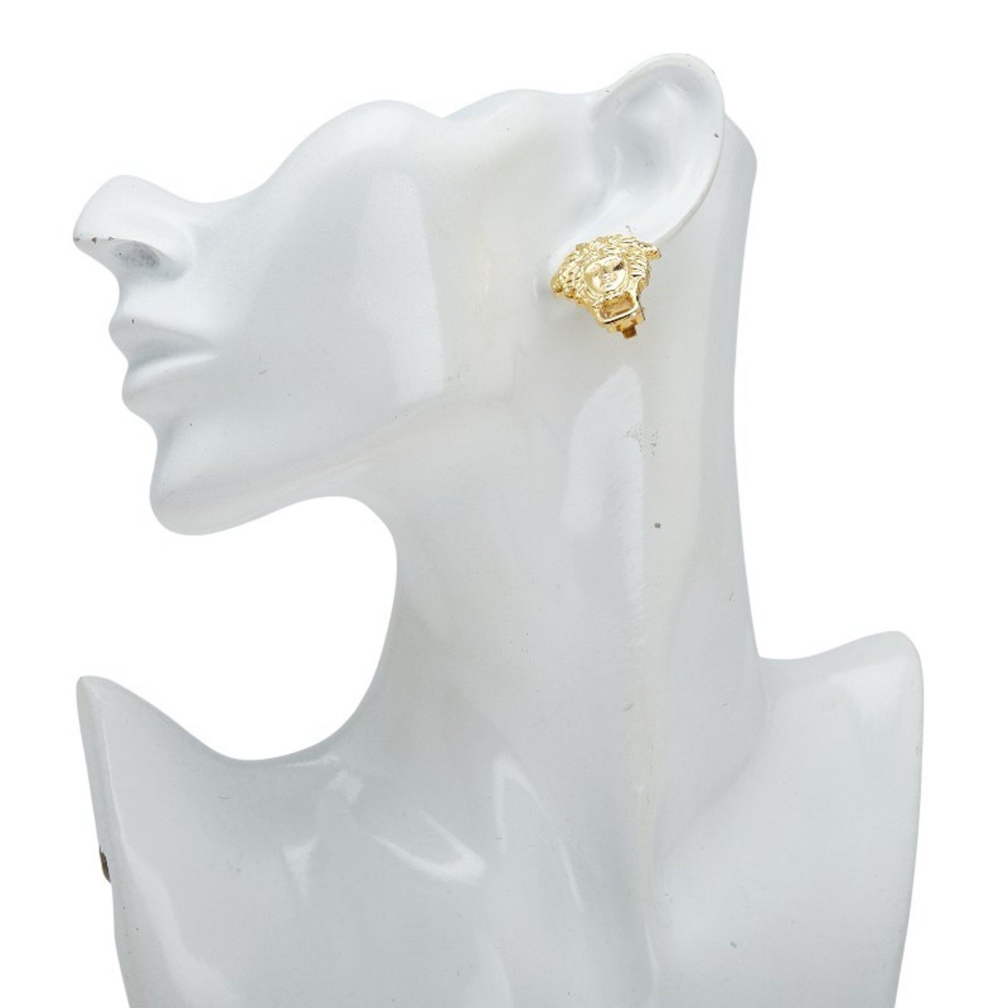Versace Versace Medusa Earrings, Gold Plated, Women's, VERSACE Size ONE SIZE - 5 Thumbnail