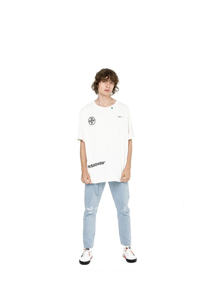 Off White Off White SS19 pink arrow Tee Grailed