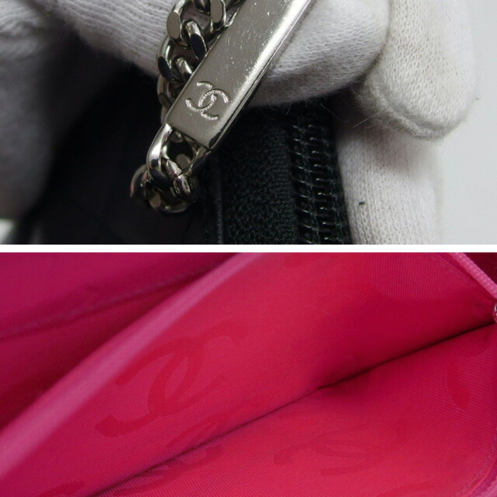 Chanel Chanel Cambon Line Round Long Wallet Large Black Size ONE SIZE - 8 Thumbnail