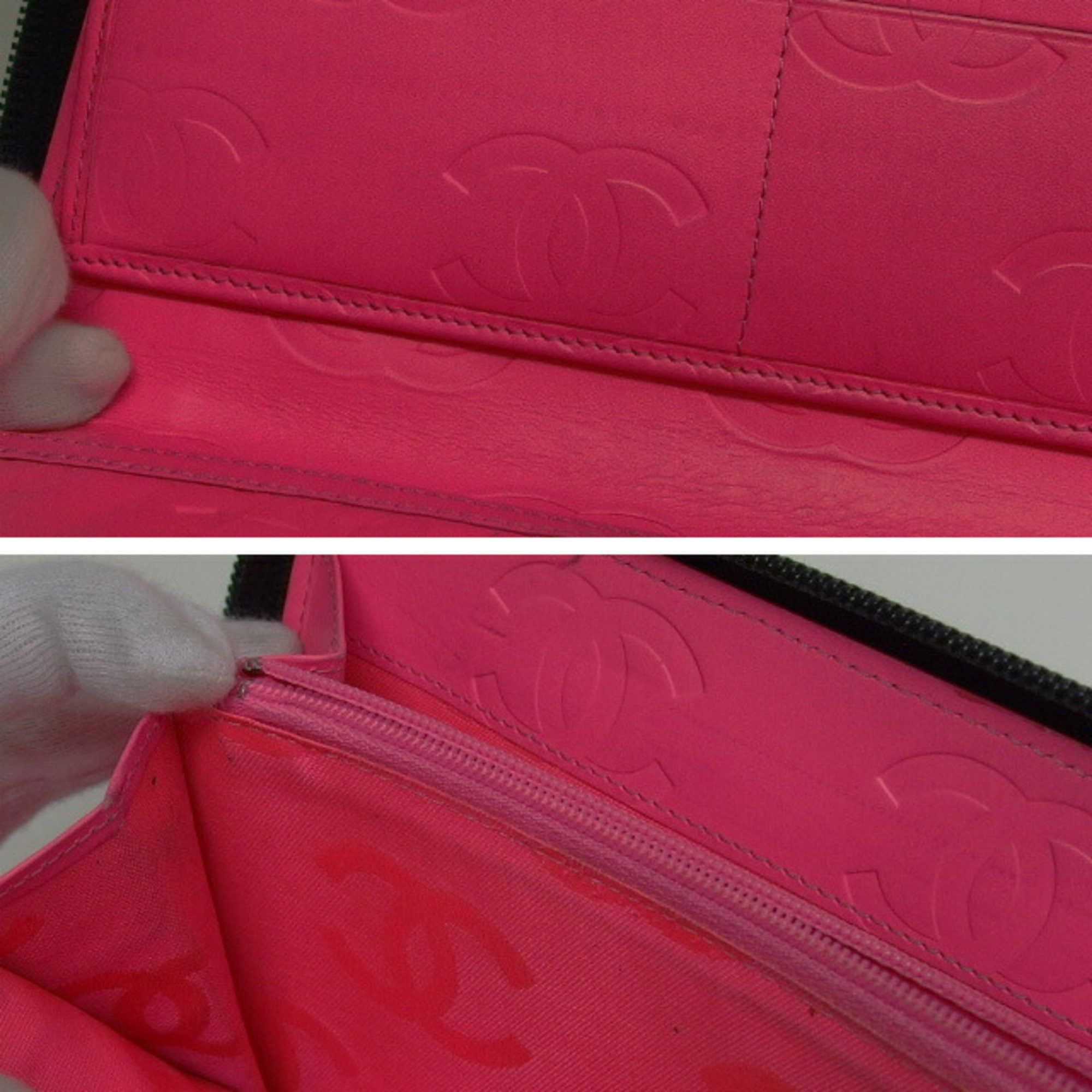 Chanel Chanel Cambon Line Round Long Wallet Large Black Size ONE SIZE - 11 Thumbnail