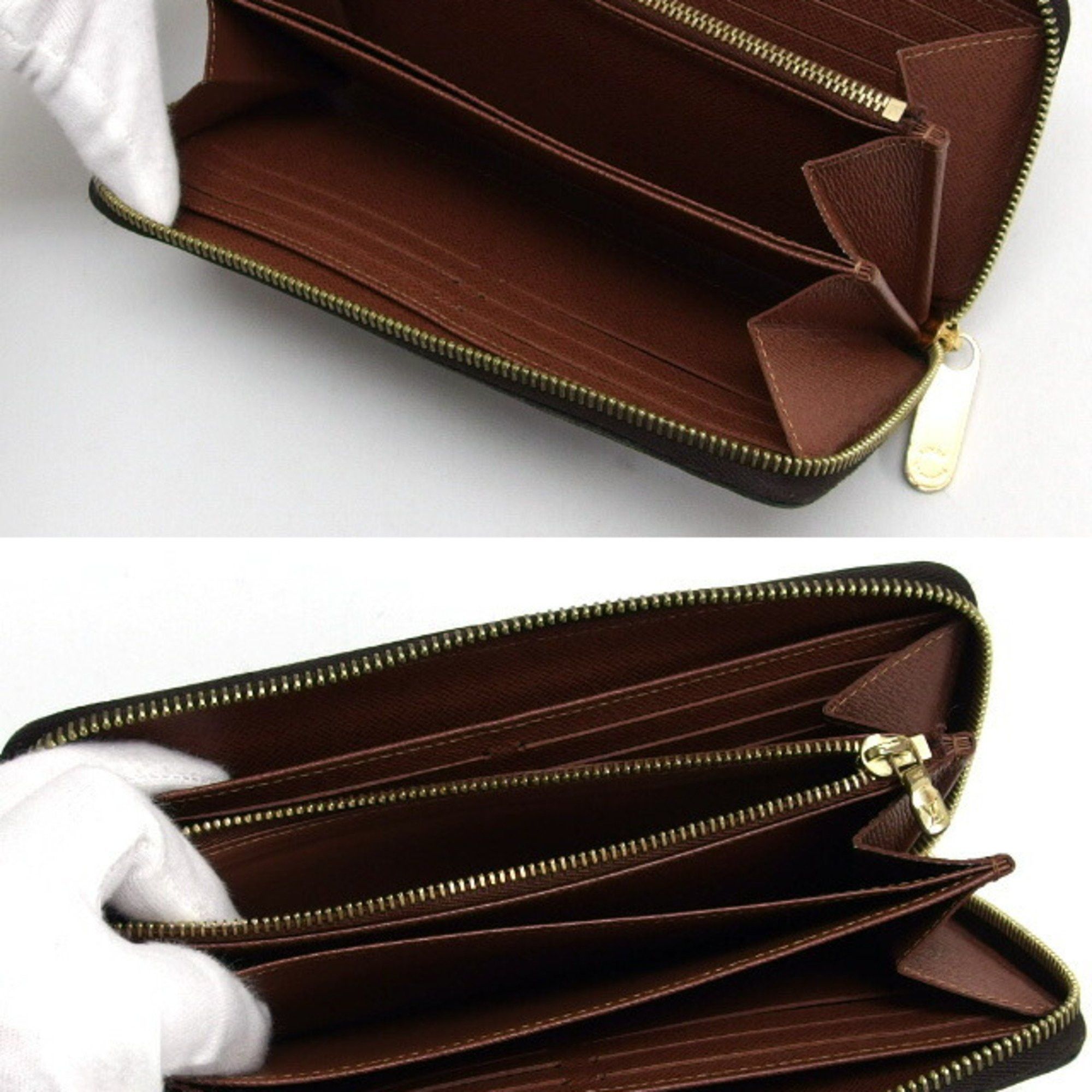 Louis Vuitton Louis Vuitton Monogram Zippy Wallet Long M42616 Size ONE SIZE - 4 Thumbnail
