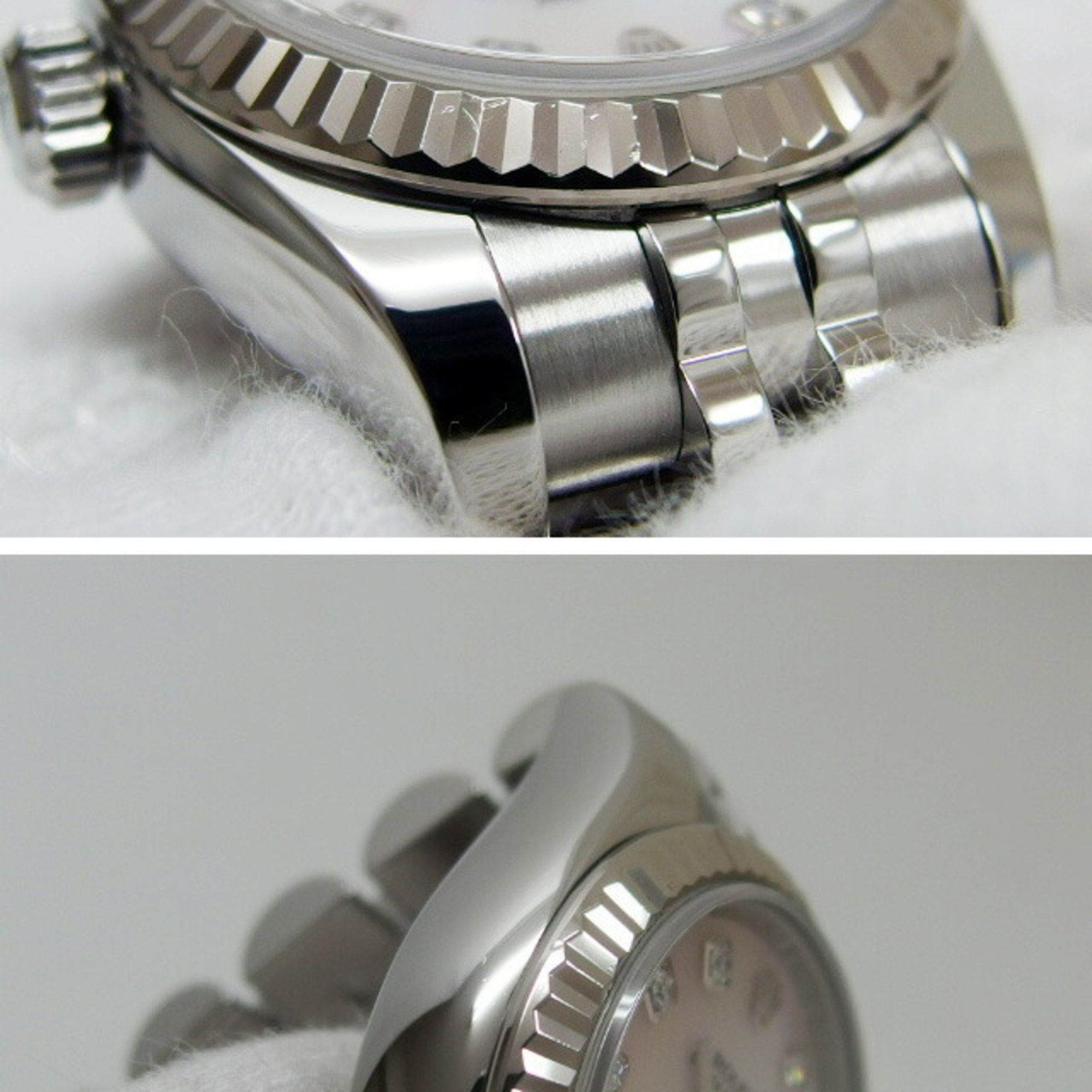 Rolex Rolex Datejust Black Shell 10P Diamond Women's Watch Size ONE SIZE - 6 Thumbnail