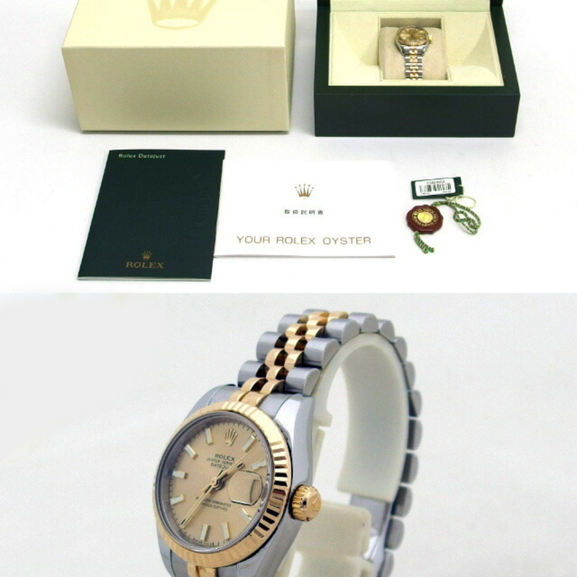 Rolex Rolex Datejust 18K Yellow Gold and Stainless Steel Women's Watch 179173 Size ONE SIZE - 3 Thumbnail