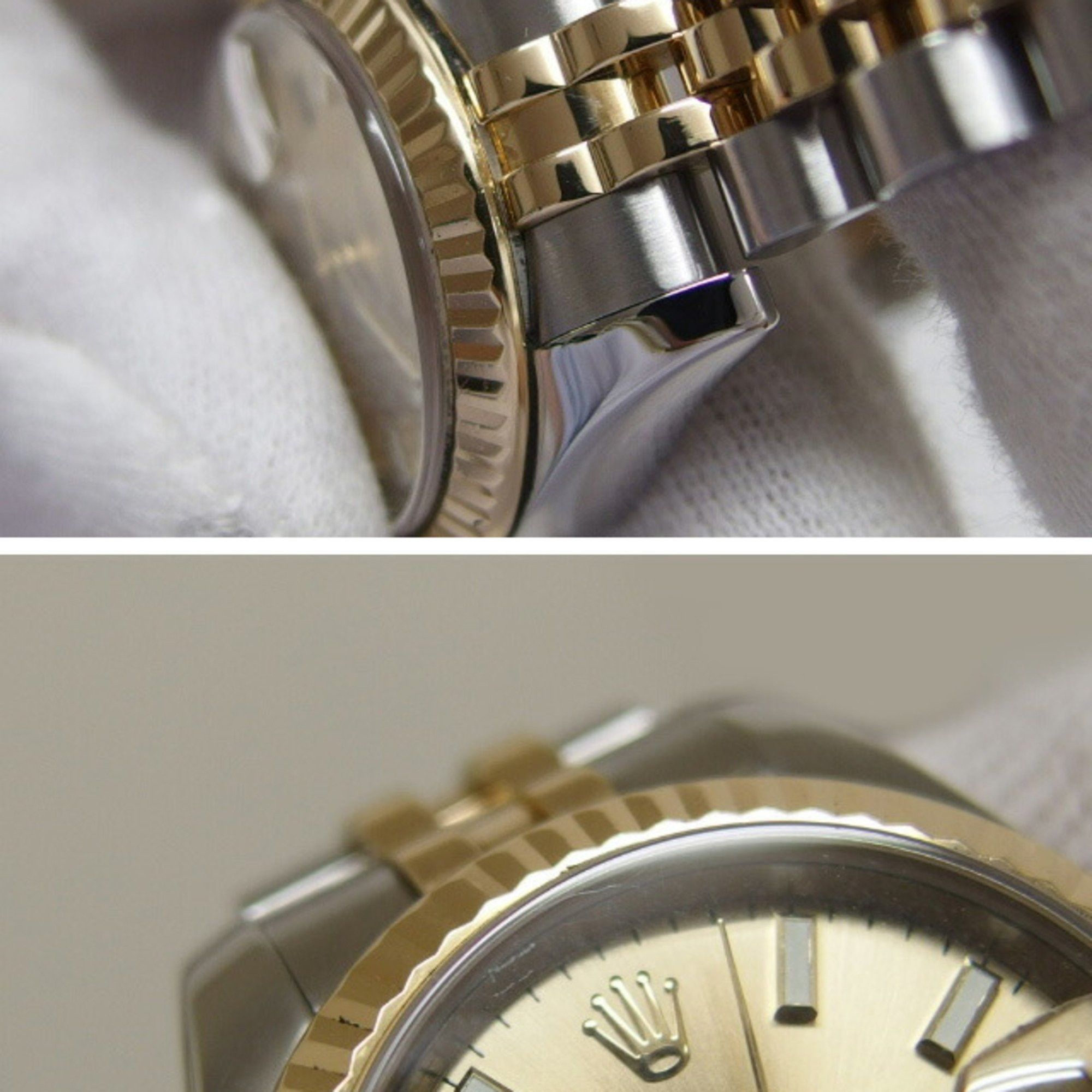 Rolex Rolex Datejust 18K Yellow Gold and Stainless Steel Women's Watch 179173 Size ONE SIZE - 9 Thumbnail