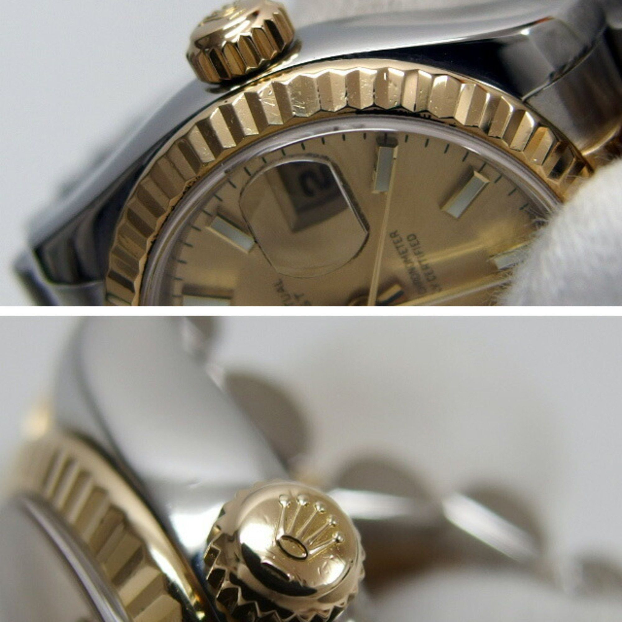 Rolex Rolex Datejust 18K Yellow Gold and Stainless Steel Women's Watch 179173 Size ONE SIZE - 6 Thumbnail