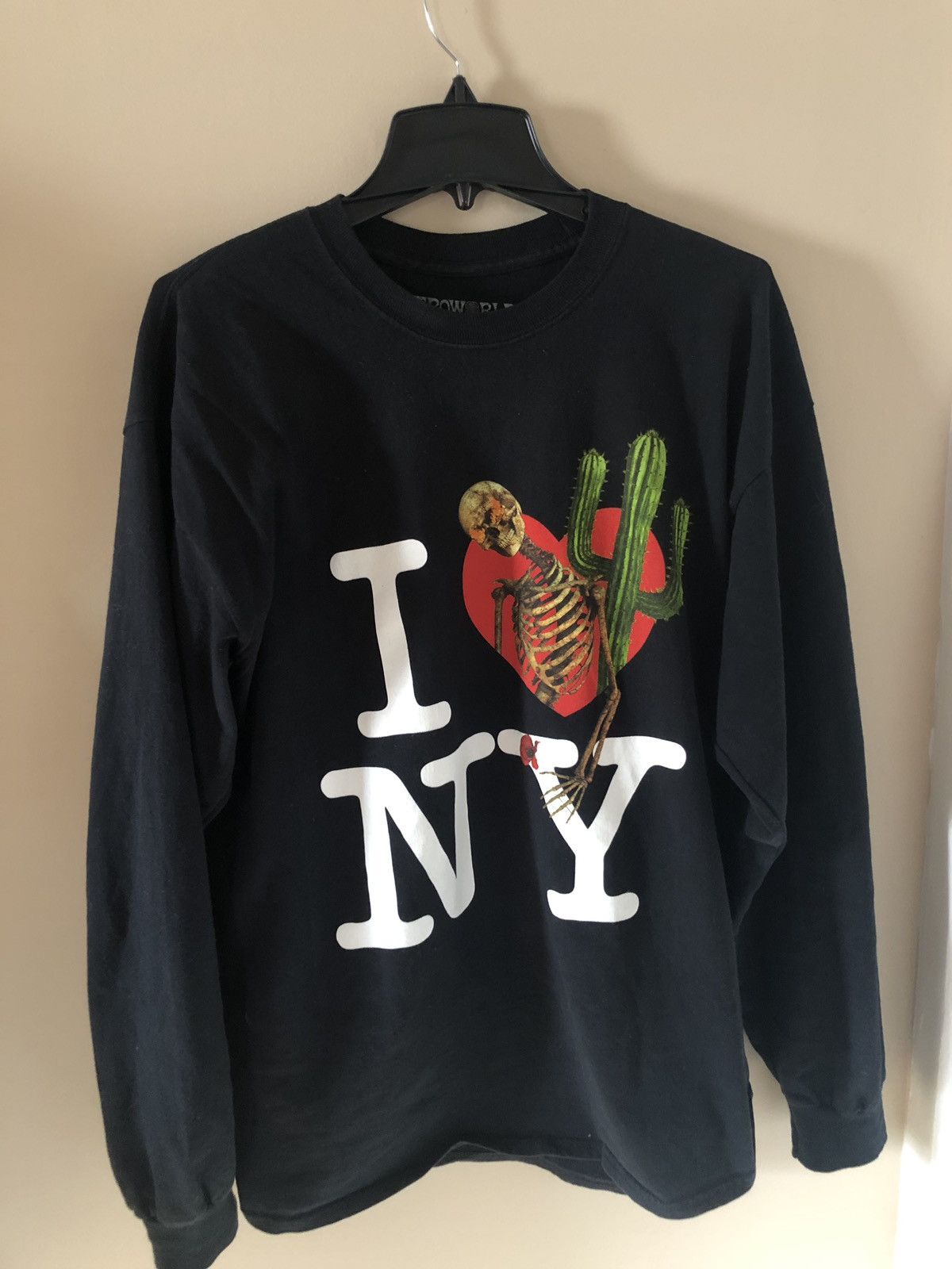 Travis Scott Astroworld MSG I Love NY Longsleeve