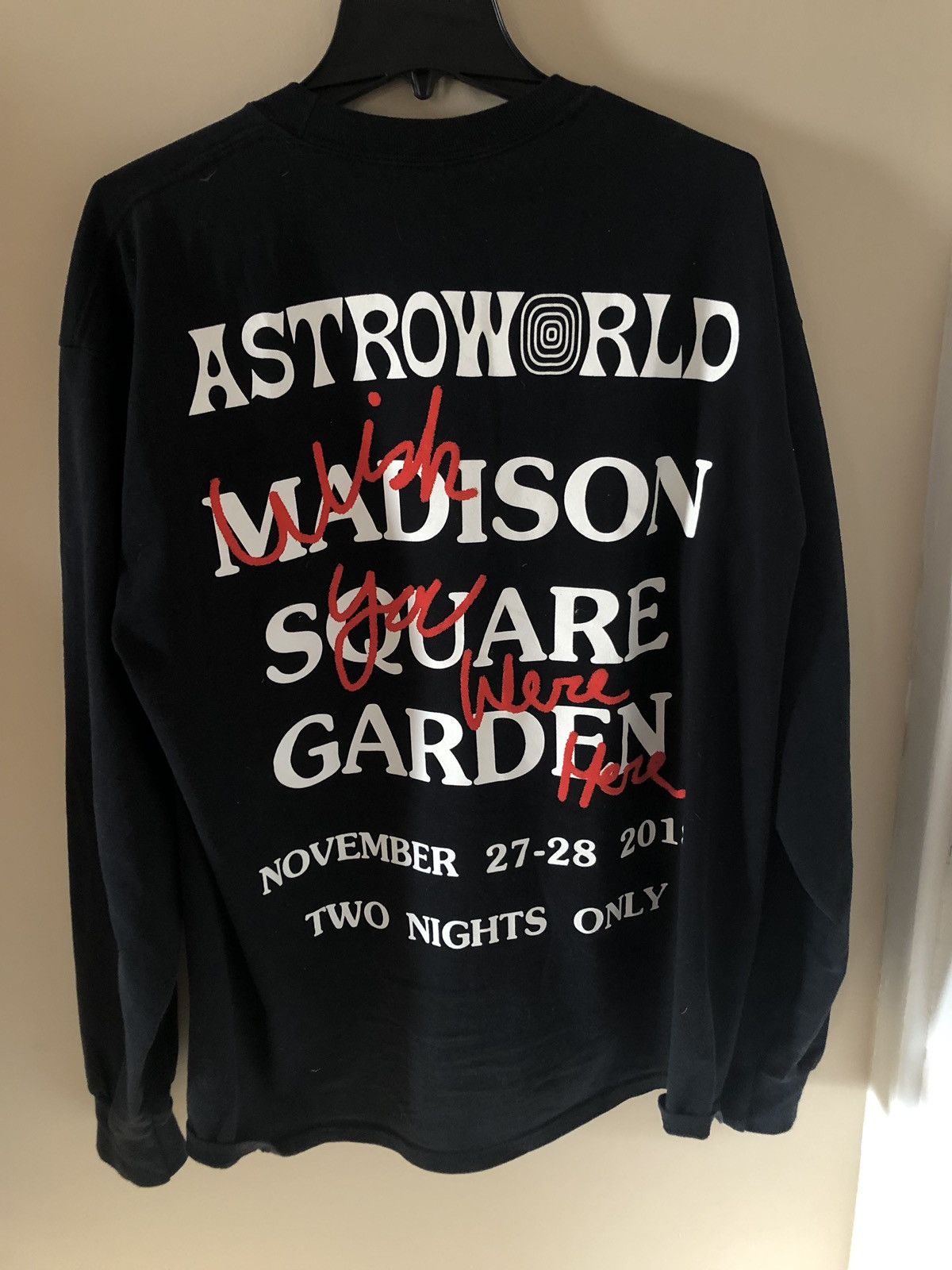 Travis Scott Travis Scott Astroworld MSG I Love NY Longsleeve Size US L / EU 52-54 / 3 - 2 Thumbnail