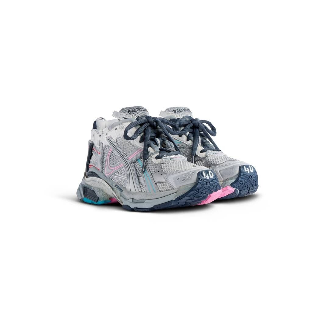 Balenciaga Runner Sneaker in Light Beige/grey/pink/blue Size US 10 / IT 40 - 2 Thumbnail