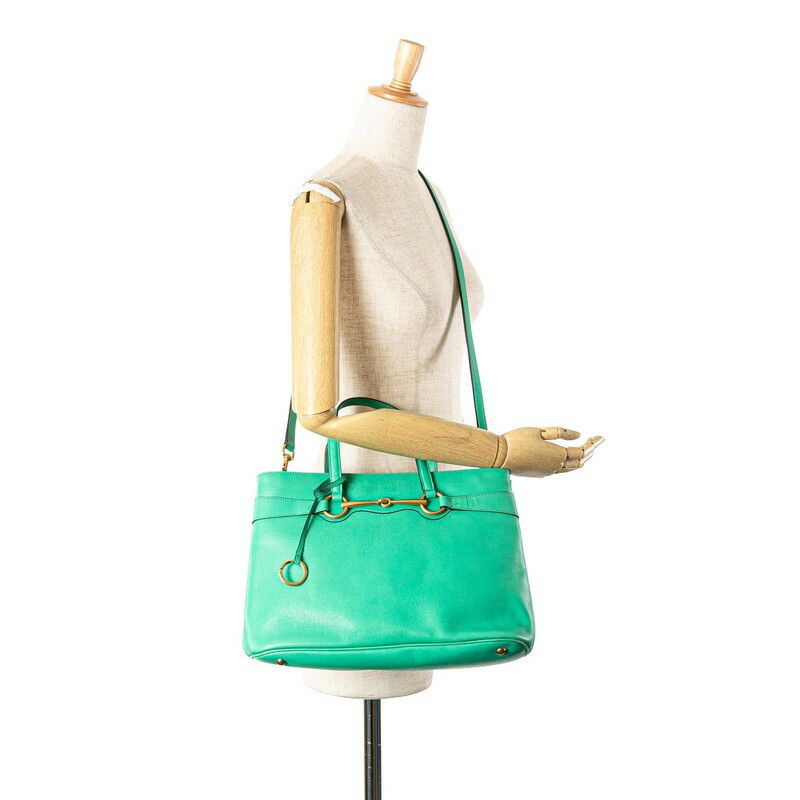 Gucci Gucci Horsebit Leather 2way Bag Leather Shoulder Bag 319795 DUTY FREE for USA