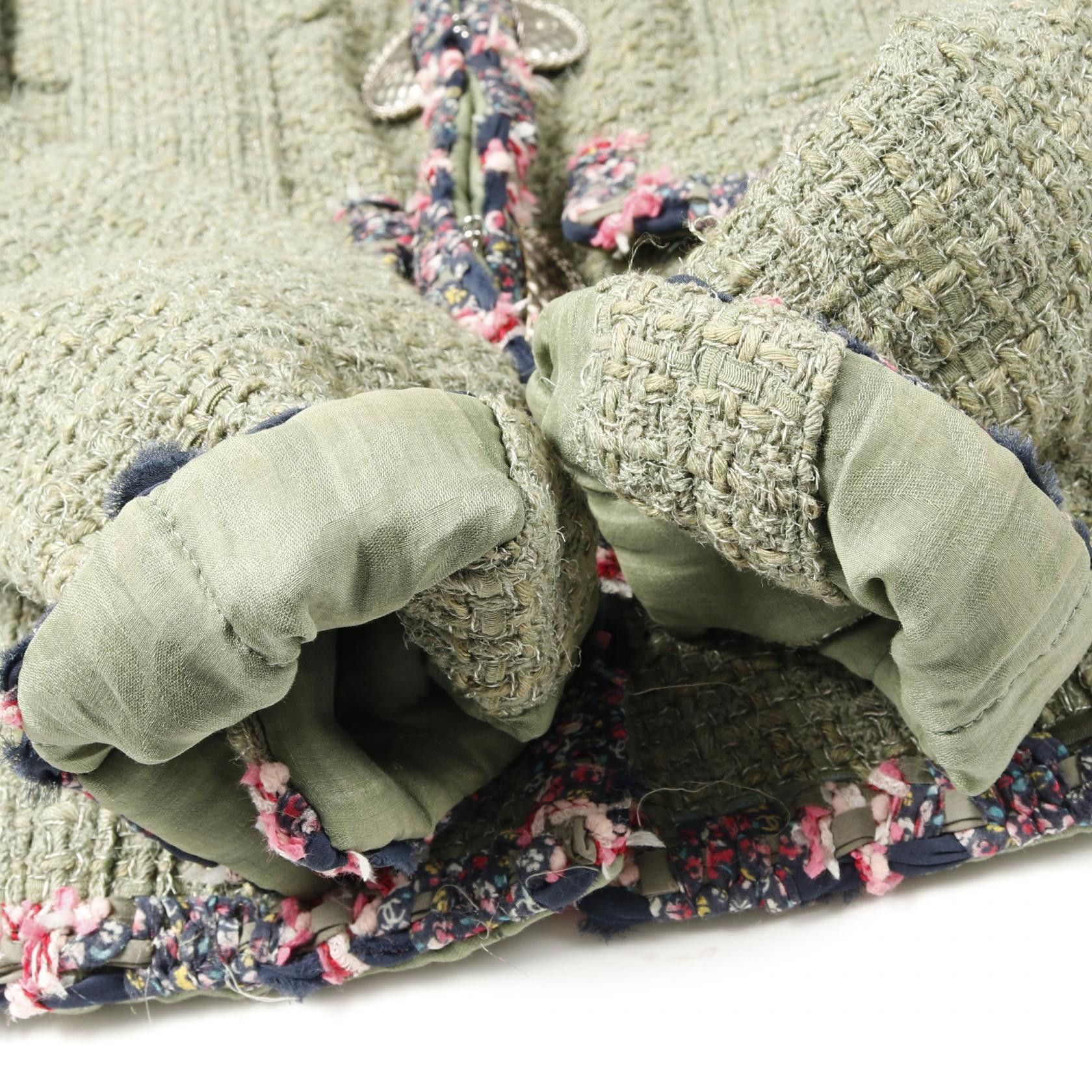 Chanel Chanel P55630V42024 Wool Fabric Jacket Cotton Outerwear P55630V42024 DUTY FREE for USA