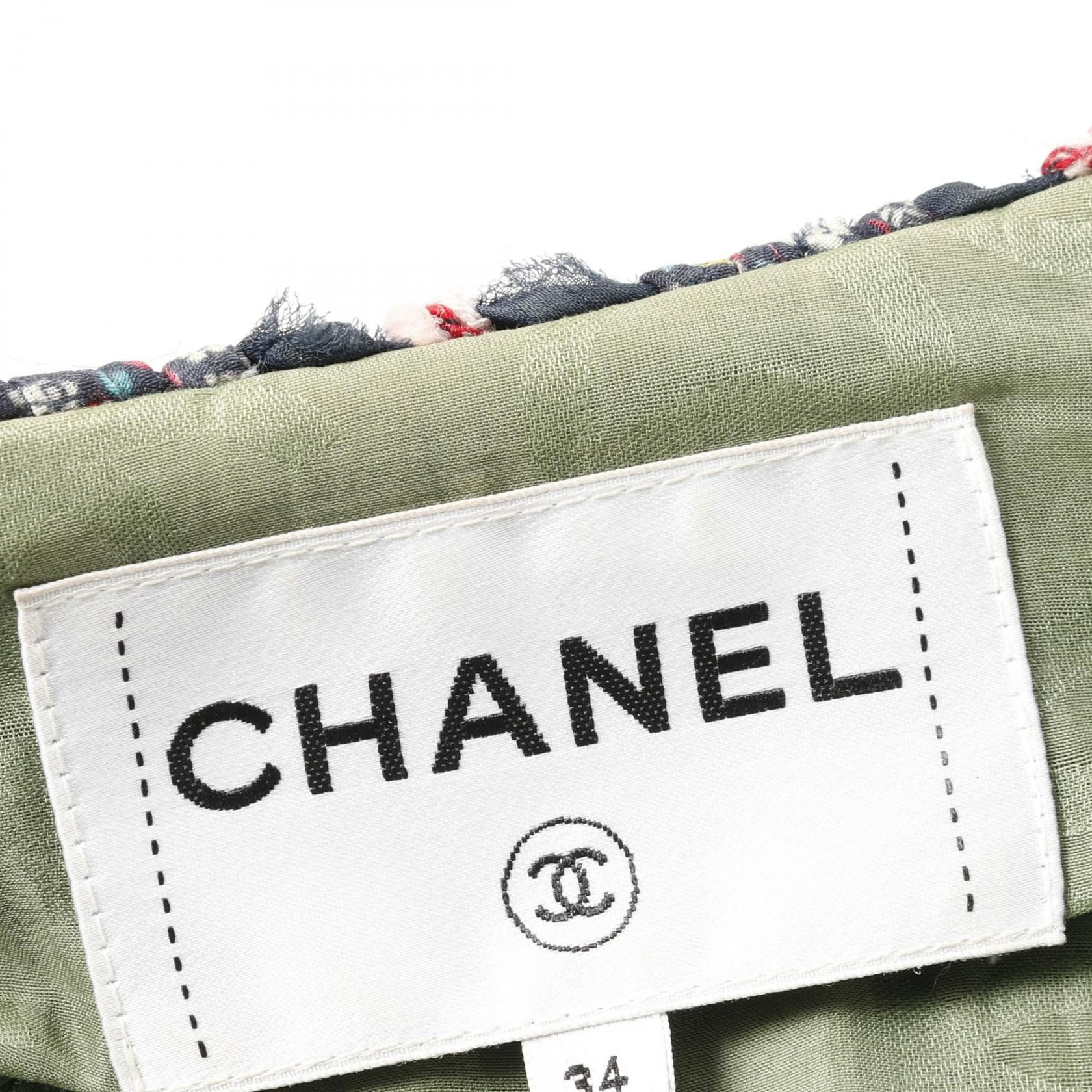 Chanel Chanel P55630V42024 Wool Fabric Jacket Cotton Outerwear P55630V42024 DUTY FREE for USA