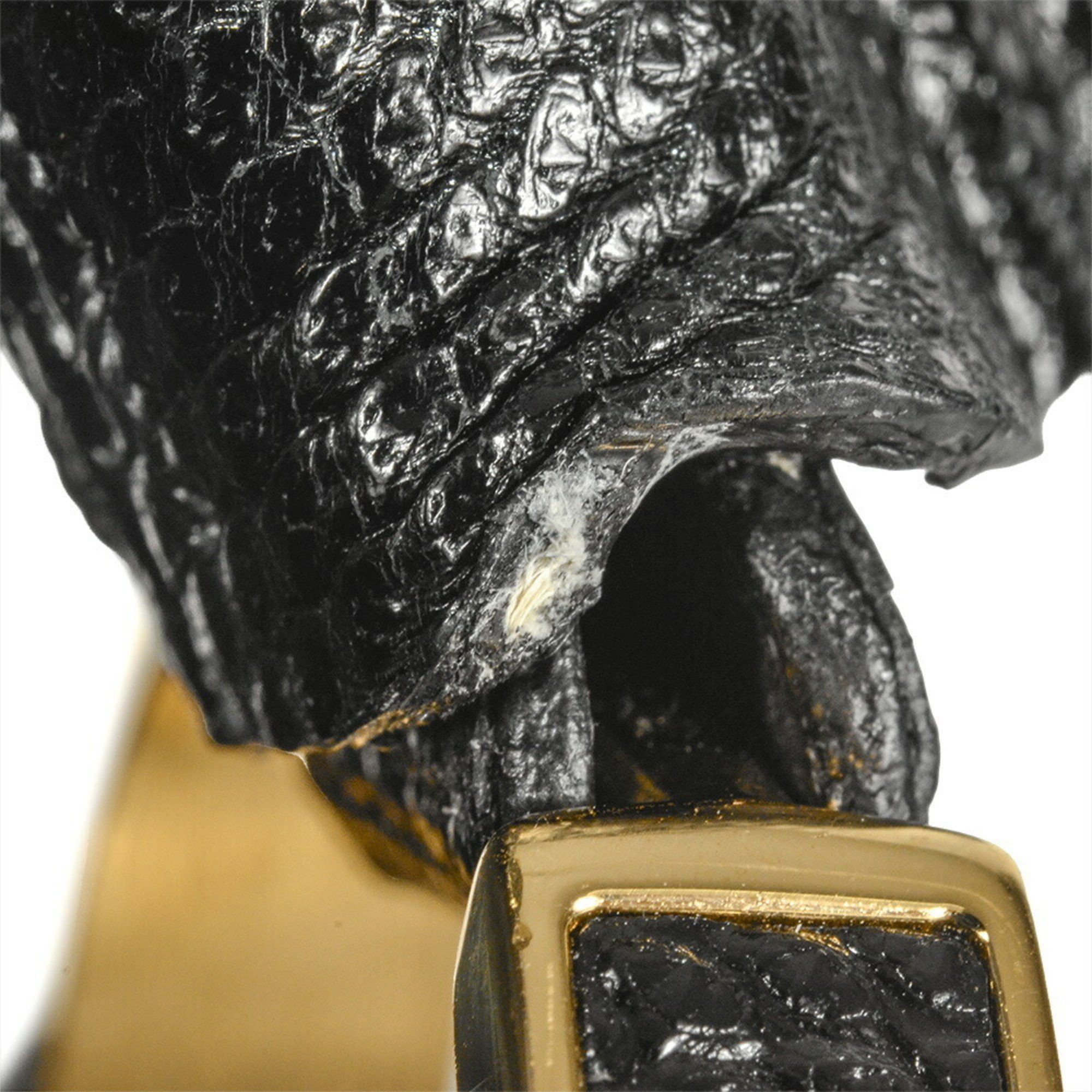 Louis Vuitton Louis Vuitton Capucines BB Handbag Leather Enamel M59269 Black Size ONE SIZE - 9 Thumbnail