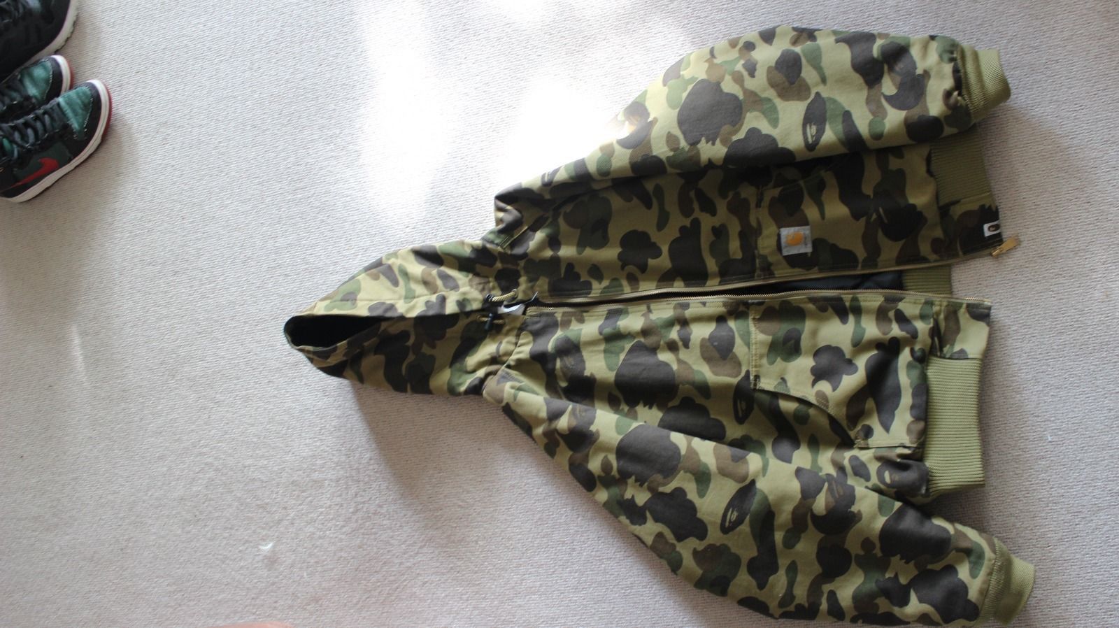 Bape × Carhartt Rare Bathing Ape x Carhartt Active Jacket