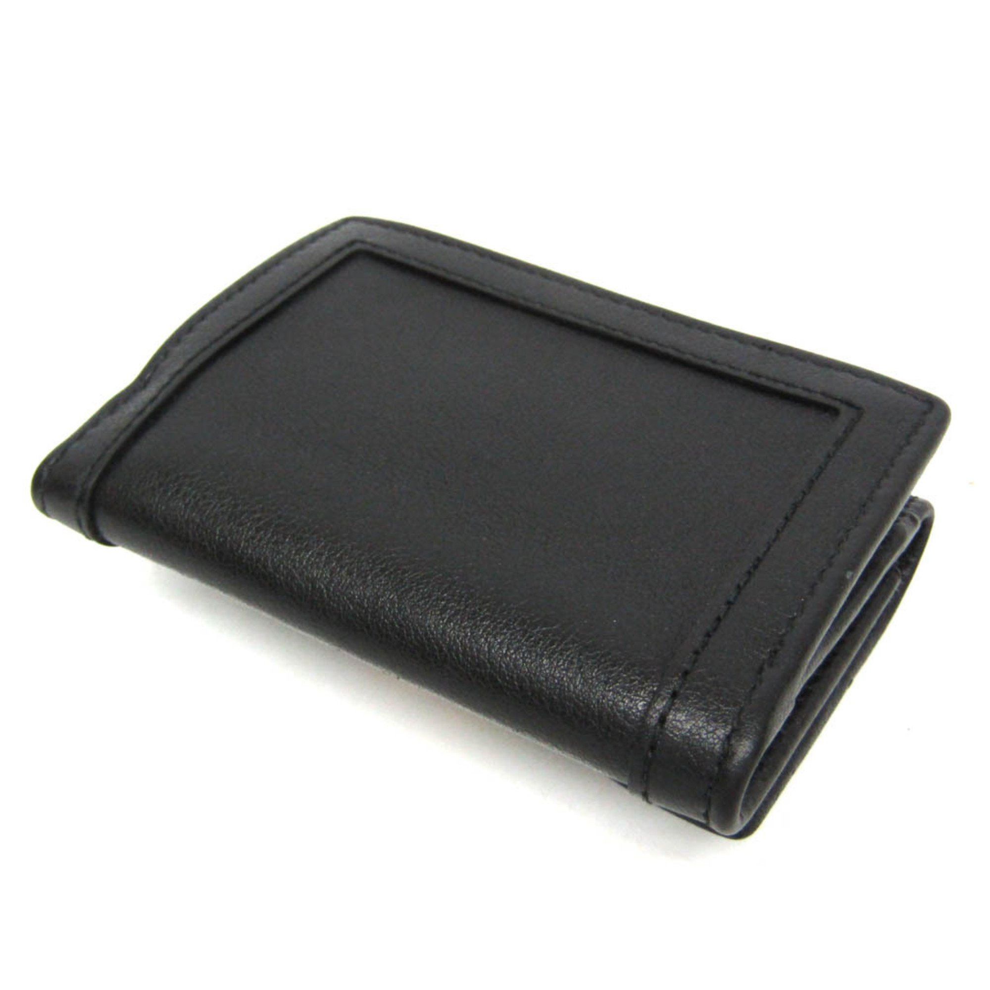 Gucci Gucci Bamboo Diana Compact Wallet 658633 Women's Leather Wallet (tri-fold) Black Size ONE SIZE - 3 Thumbnail