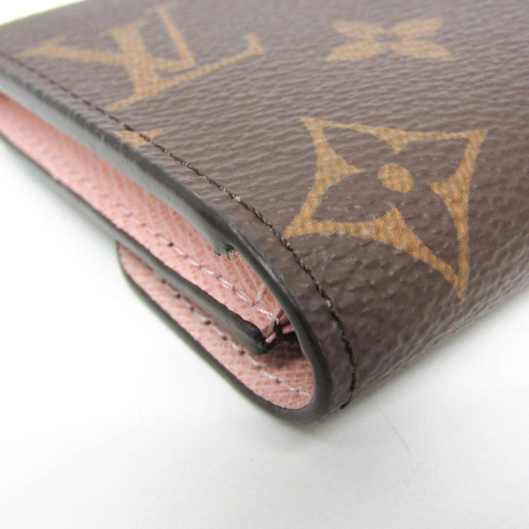 Louis Vuitton Louis Vuitton Damier Rosalie Coin Purse N64423 Women's Damier Canvas Coin Purse/coin Case Brown,Rose Ballerine Size ONE SIZE - 5 Thumbnail