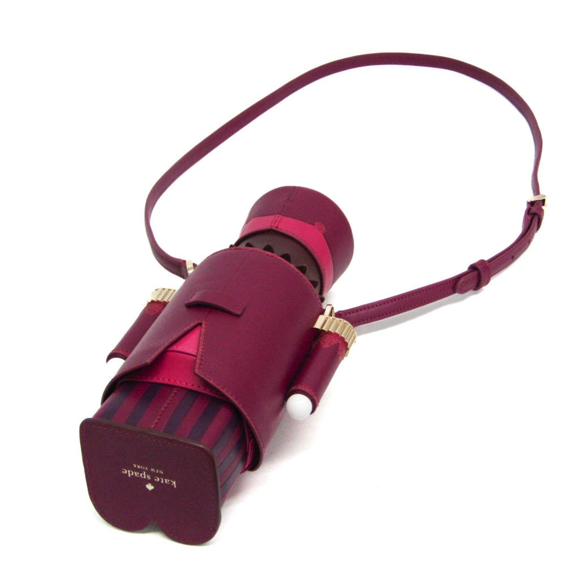 Kate Spade Kate Spade Oh What Fun 3D Nutcracker KJ0741 Women's Leather Shoulder Bag Purple Size ONE SIZE - 2 Thumbnail