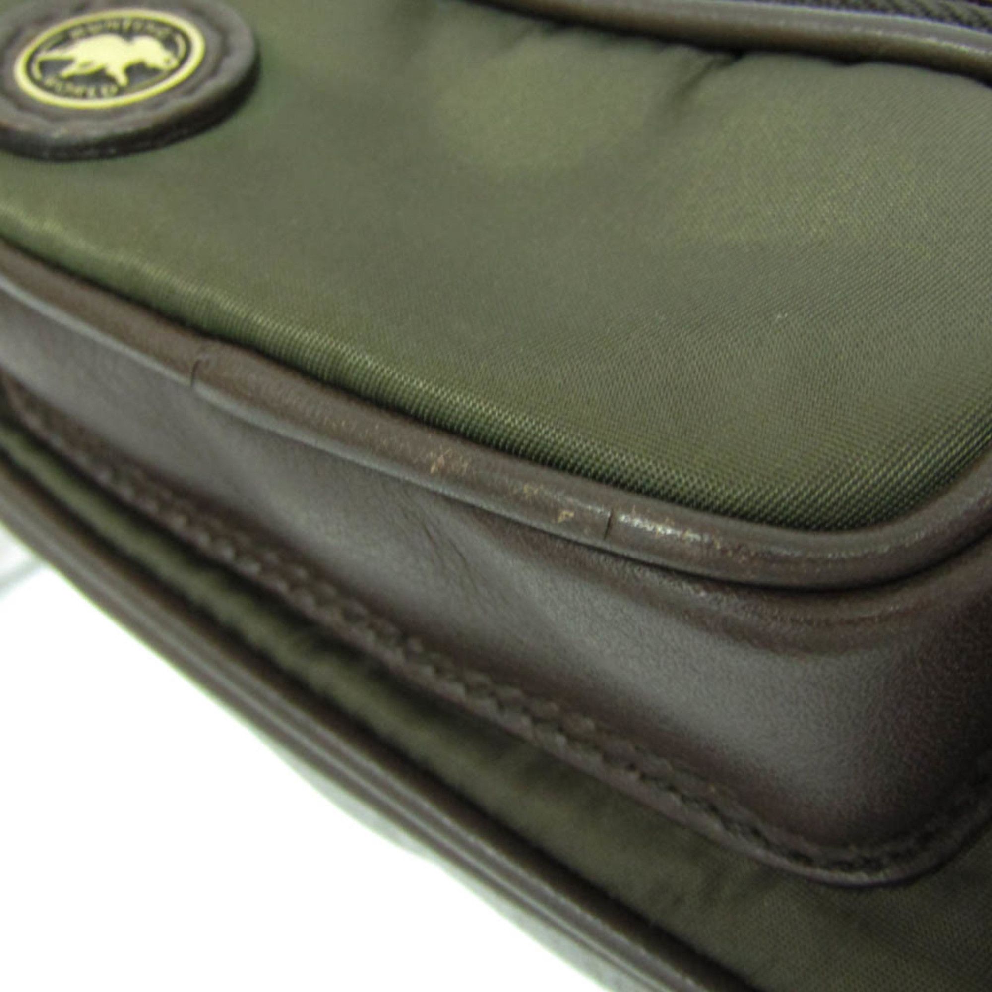 Other Hunting World One-shoulder Small Bag Women's Nylon,Leather Handbag,Shoulder Bag Brown,Khaki Size ONE SIZE - 6 Thumbnail