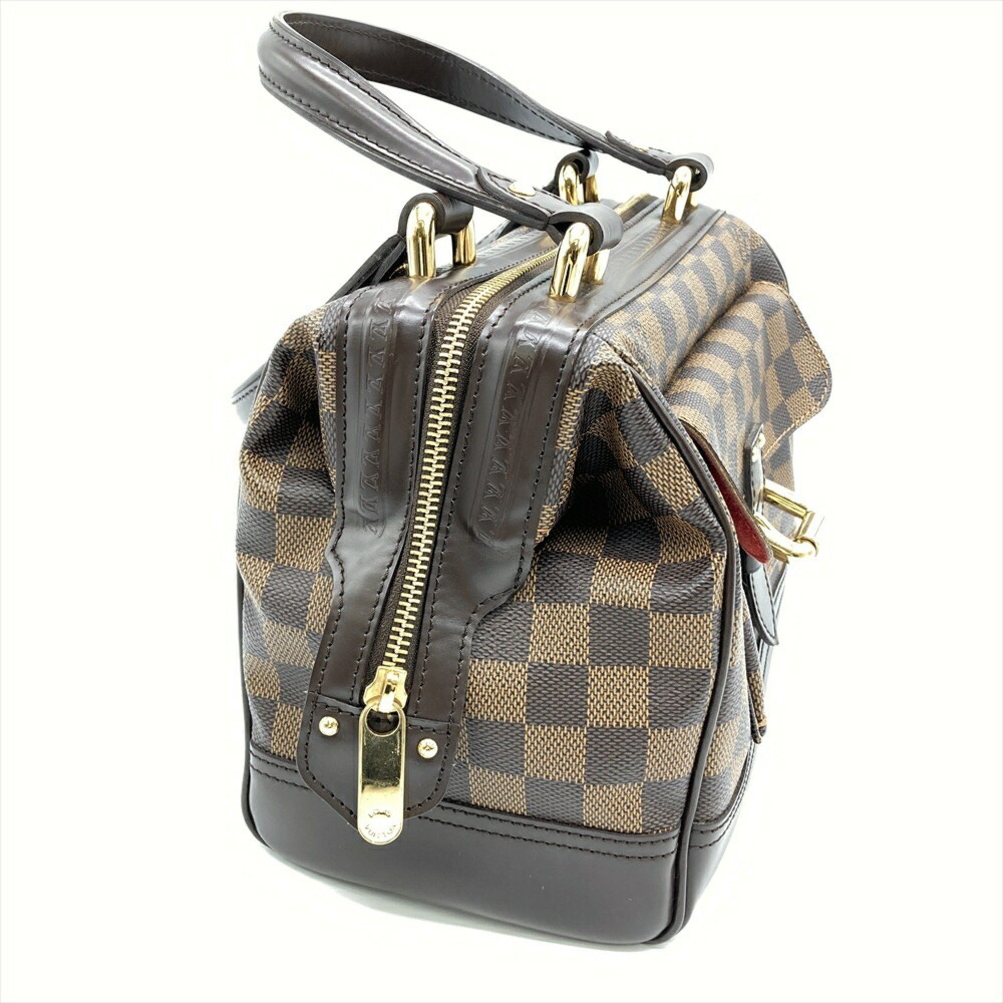 Louis Vuitton Louis Vuitton Knightsbridge Handbag Damier Ebene N51201 Brown VI2008 Women's Size ONE SIZE - 4 Thumbnail