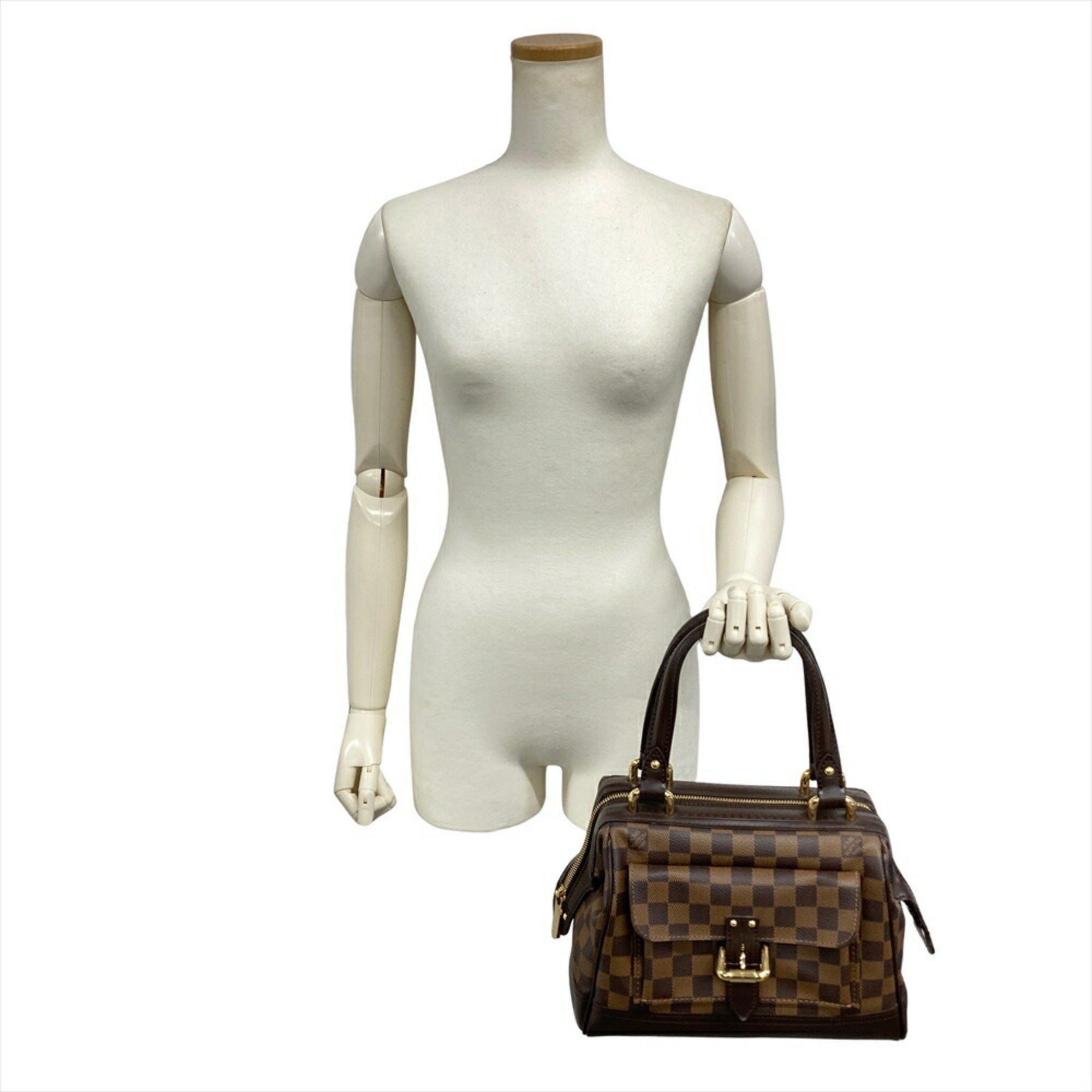 Louis Vuitton Louis Vuitton Knightsbridge Handbag Damier Ebene N51201 Brown VI2008 Women's Size ONE SIZE - 2 Thumbnail