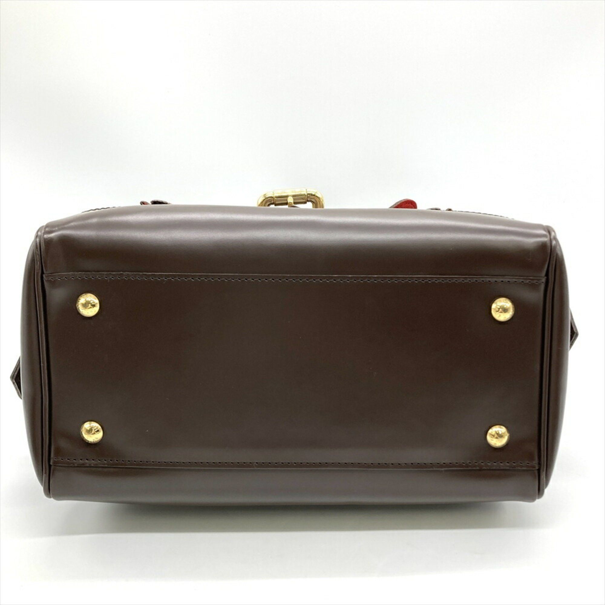 Louis Vuitton Louis Vuitton Knightsbridge Handbag Damier Ebene N51201 Brown VI2008 Women's Size ONE SIZE - 7 Thumbnail