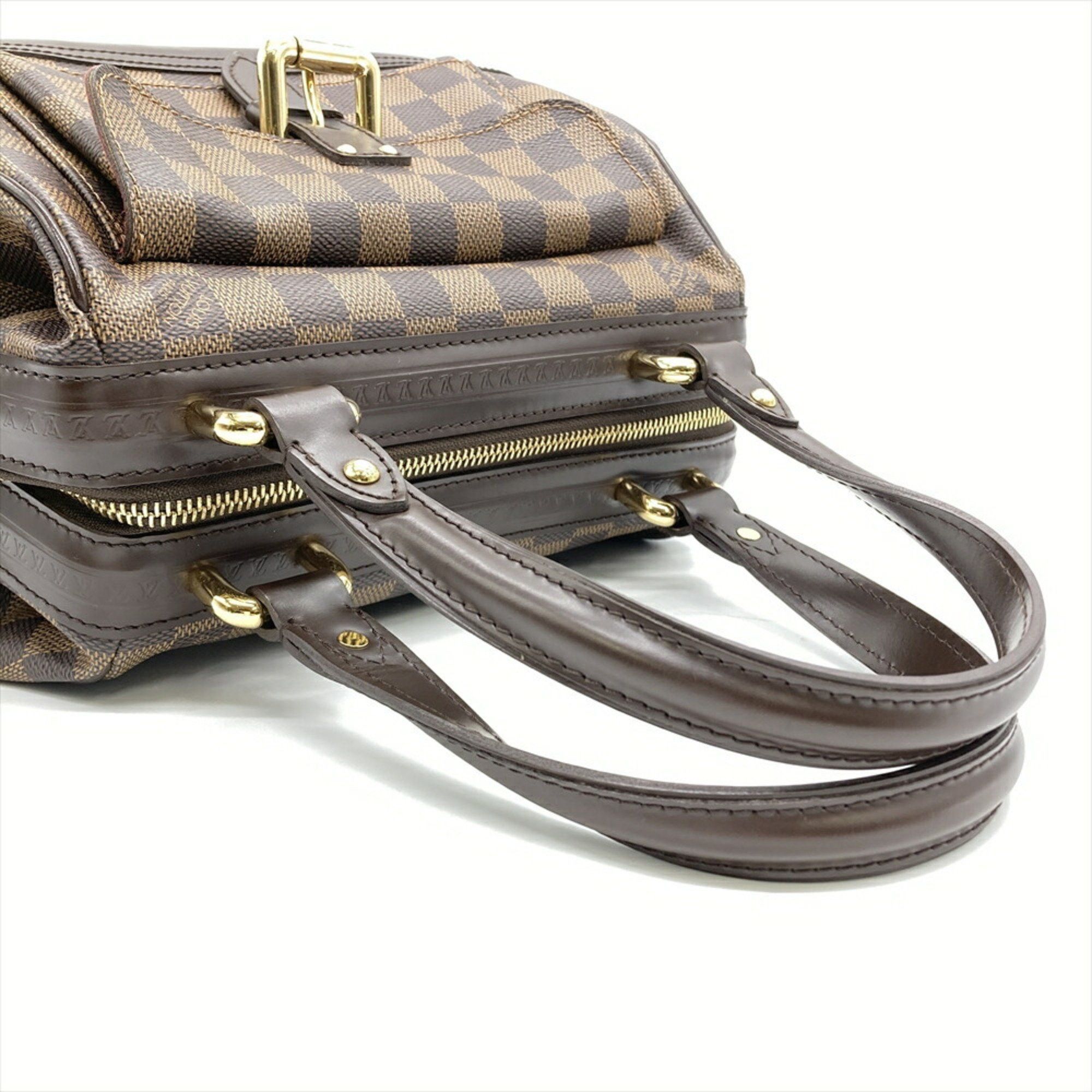Louis Vuitton Louis Vuitton Knightsbridge Handbag Damier Ebene N51201 Brown VI2008 Women's Size ONE SIZE - 6 Thumbnail
