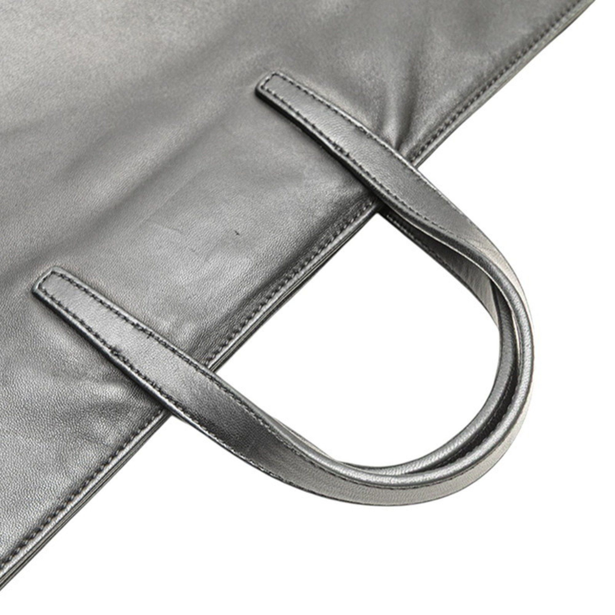 Loewe LOEWE Anagram Handbag Tote Bag Black Leather Women's Size ONE SIZE - 5 Thumbnail
