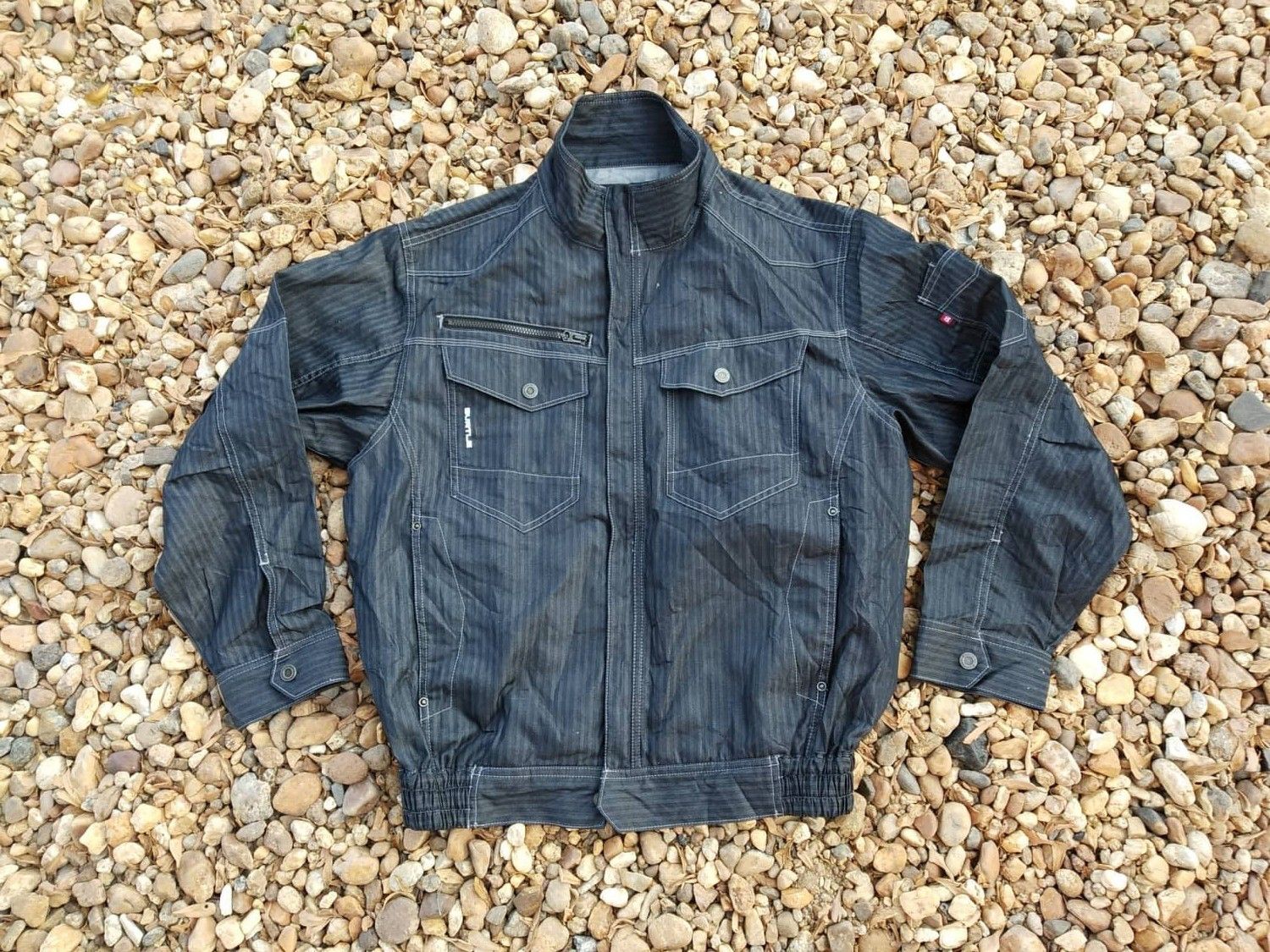 Japanese Brand burtle WORK WEAR JACKET size L WORKWEAR JAPANESES TYLE ...